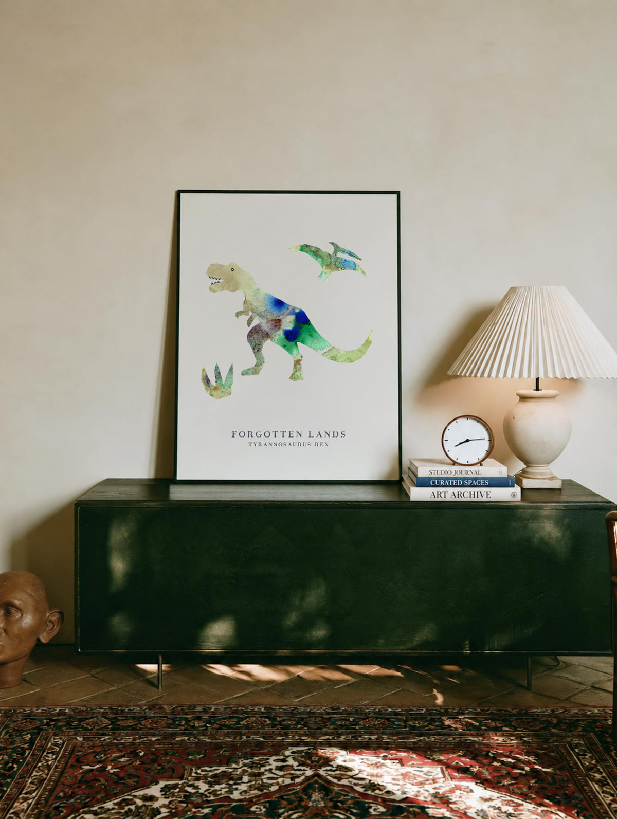 Santorini-plakat Arkitekturplakat