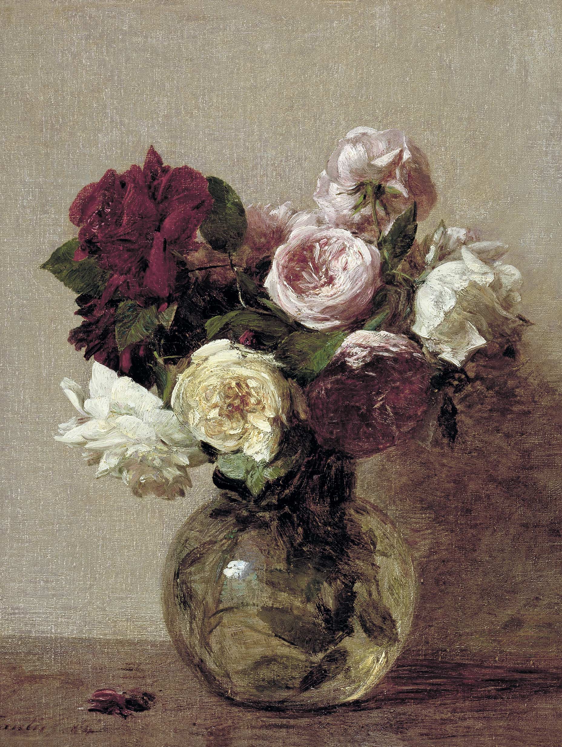 Roses Henri Fantin-Latour Art Print