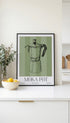 Moka Pot Coffee Artwork Mockup