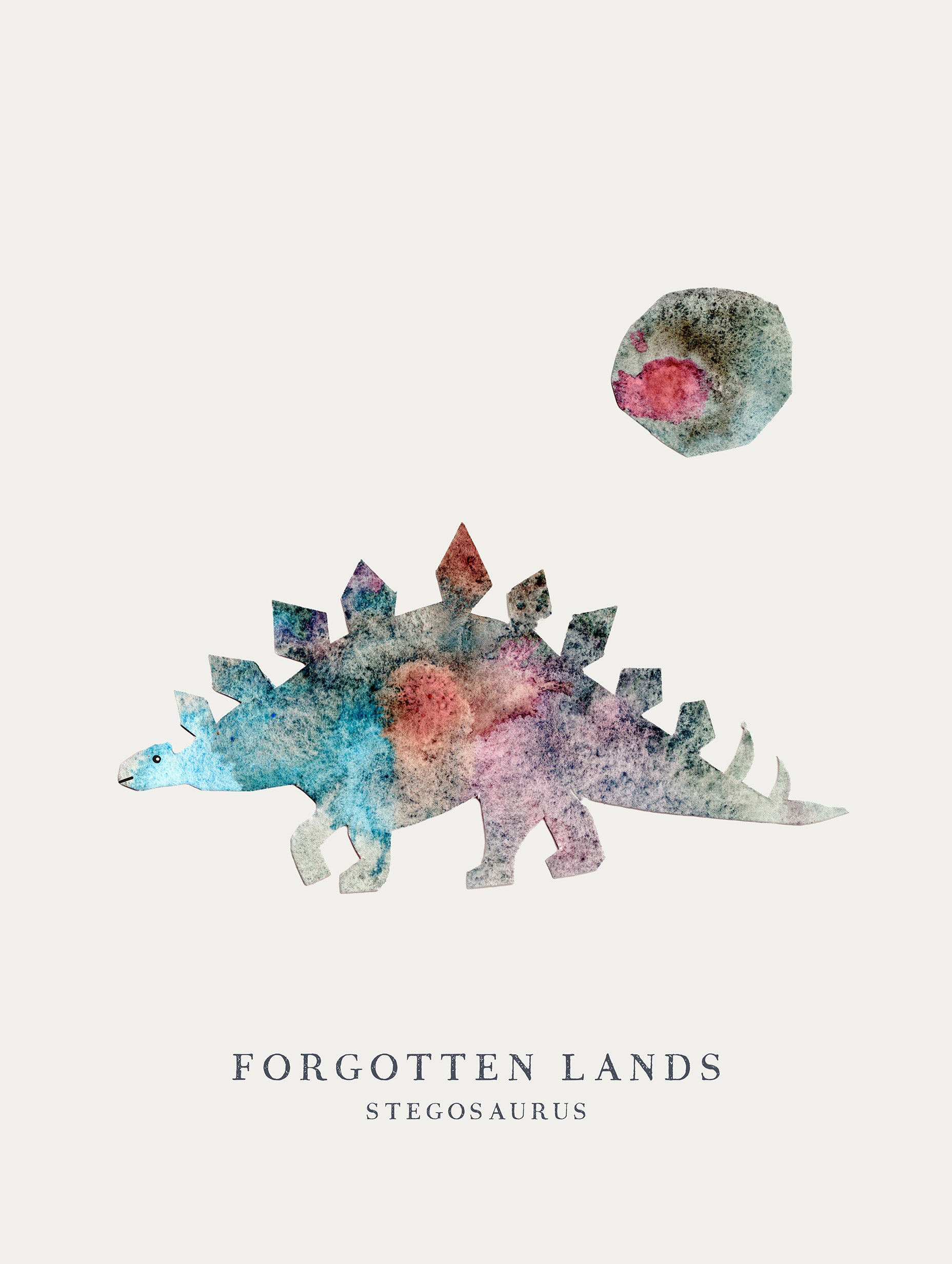 Alexendra Weise - Forgotten Lands Stegosaurus Poster