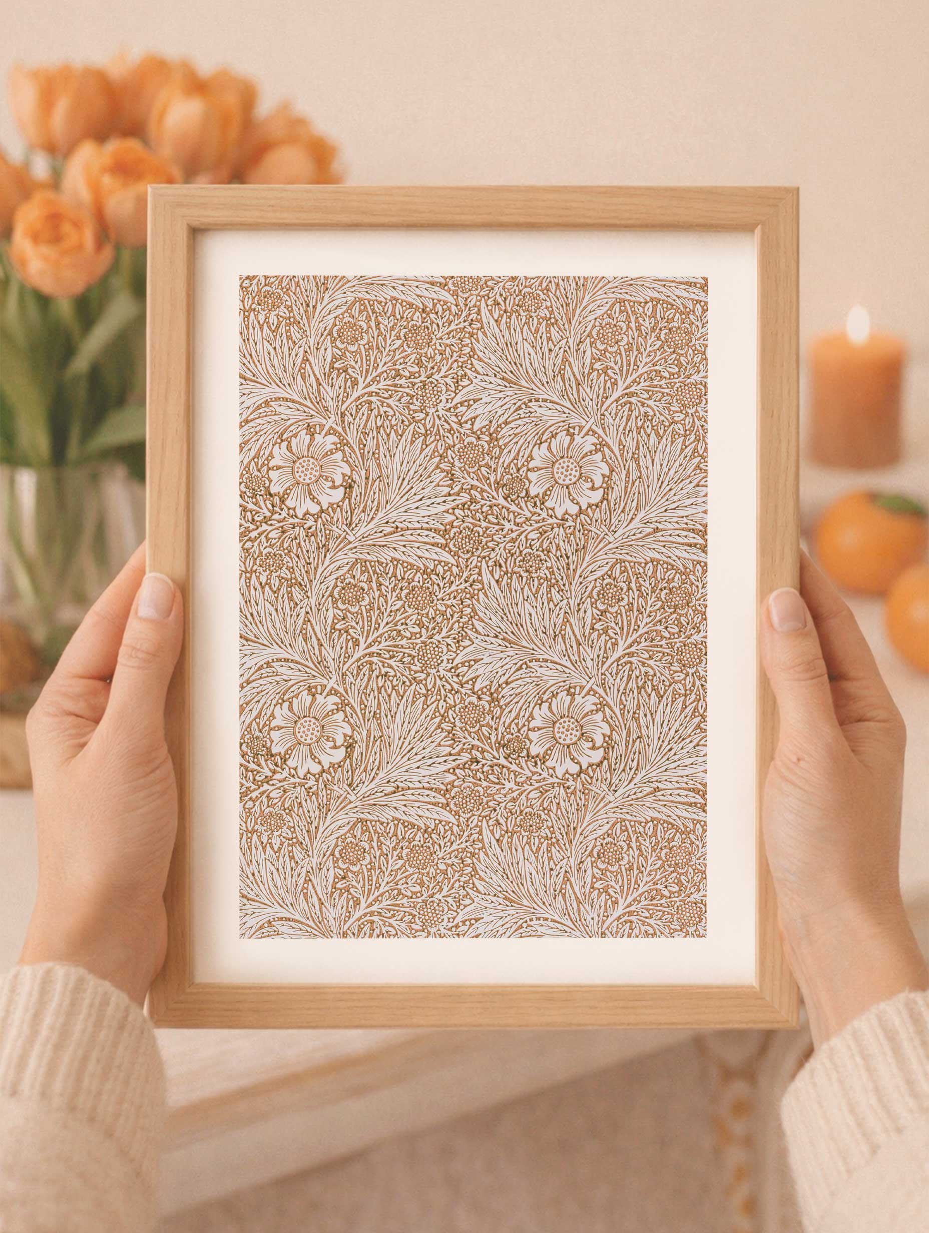 Marigold - William Morris Art Print Mockup