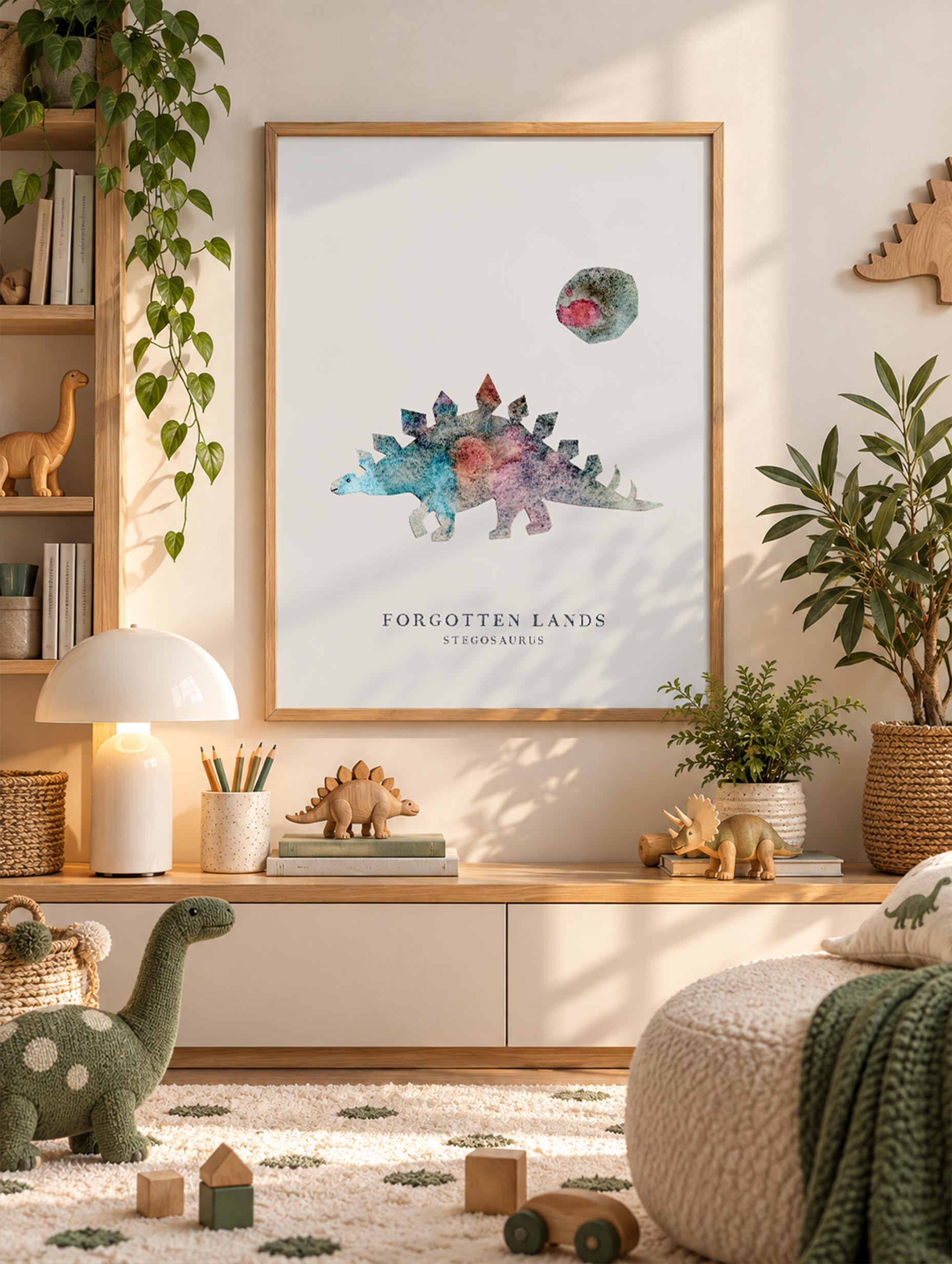 Alexendra Weise - Forgotten Lands Stegosaurus Poster