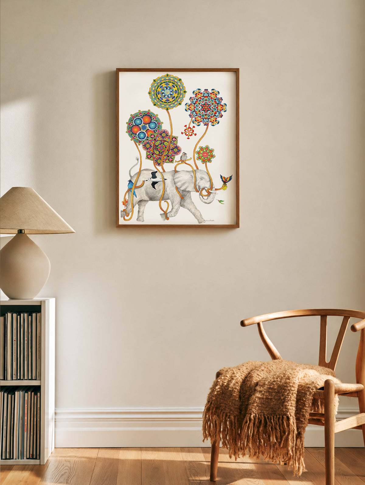 Santorini-plakat Arkitekturplakat