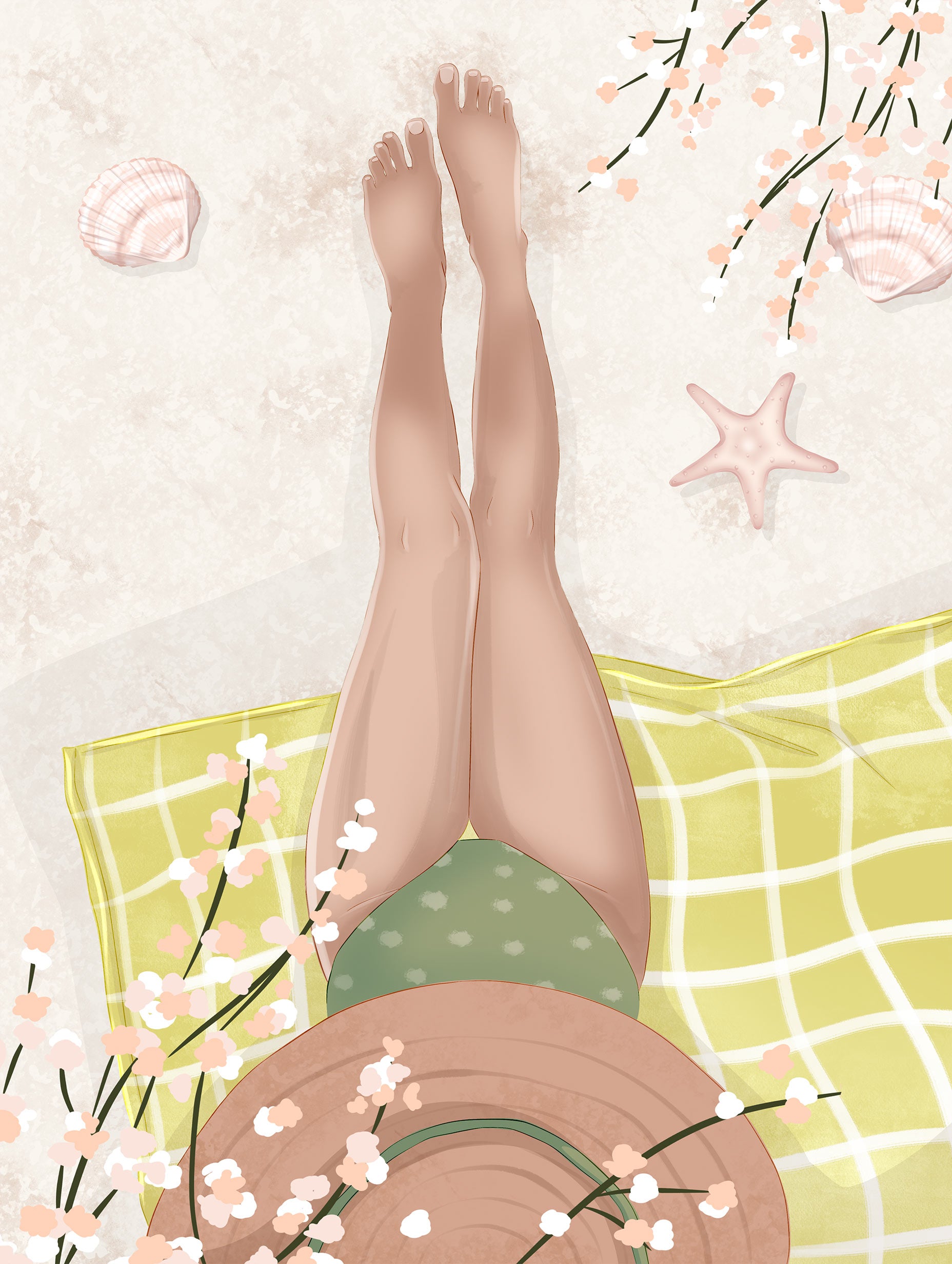 Lisen Vennesland - At the Beach Poster