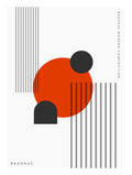 Bauhaus modern sammansättning affisch