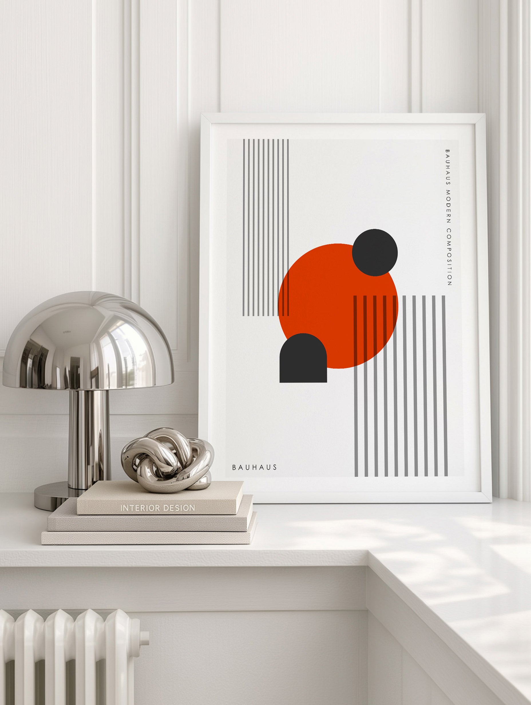 Bauhaus modern sammansättning affisch