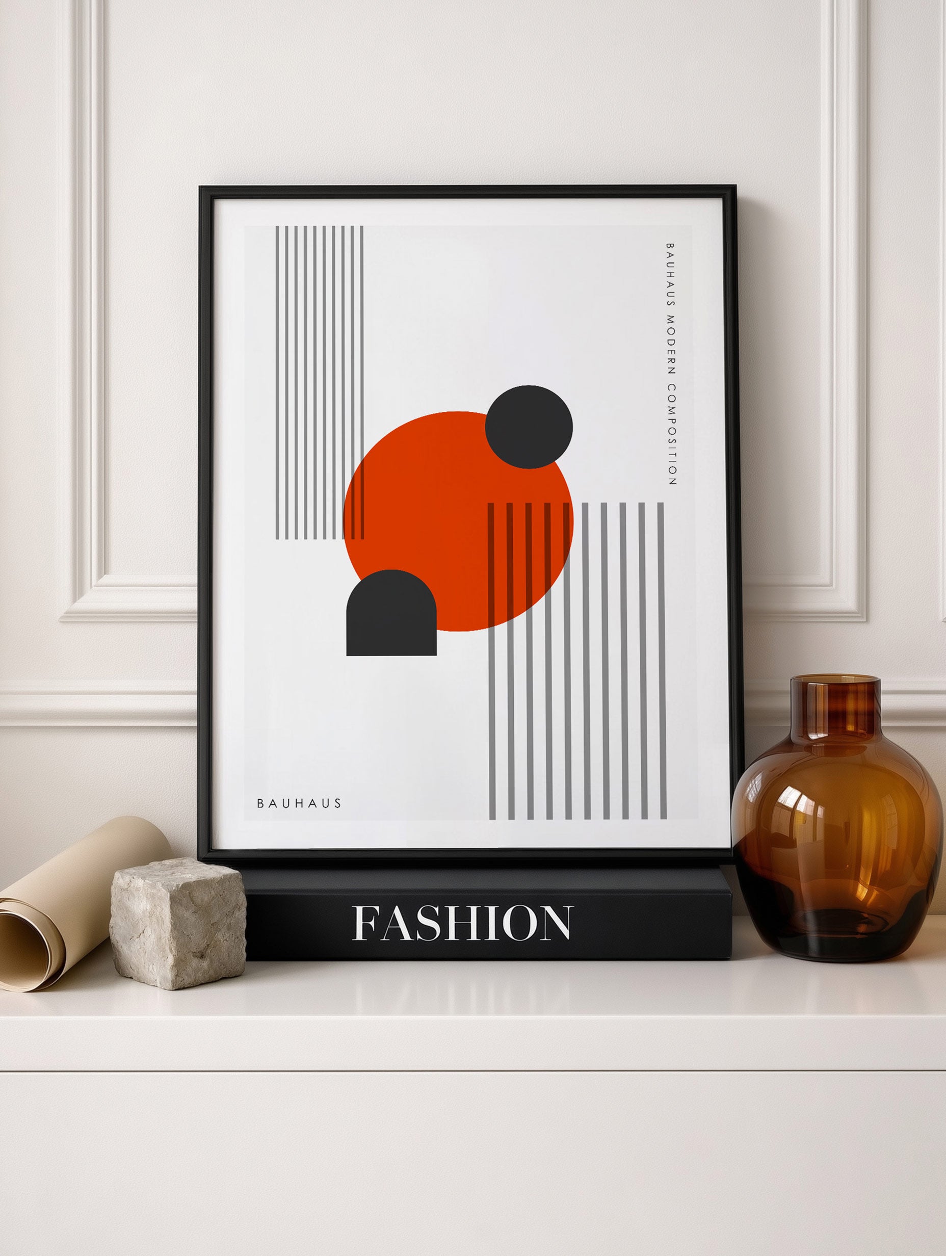 Bauhaus modern sammansättning affisch