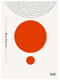 Santorini-plakat Arkitekturplakat