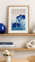 Blue Irises No. 2 - Ohara Koson Mockup