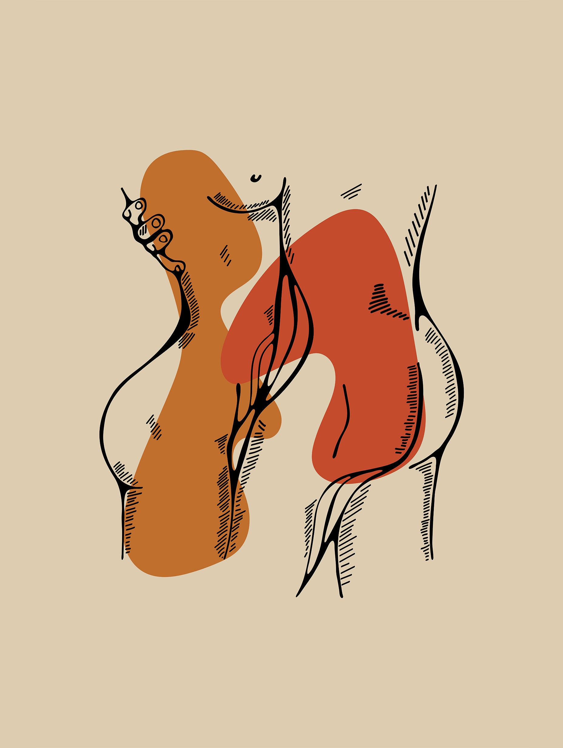 Olga Gleeva – Bodies lines Poster