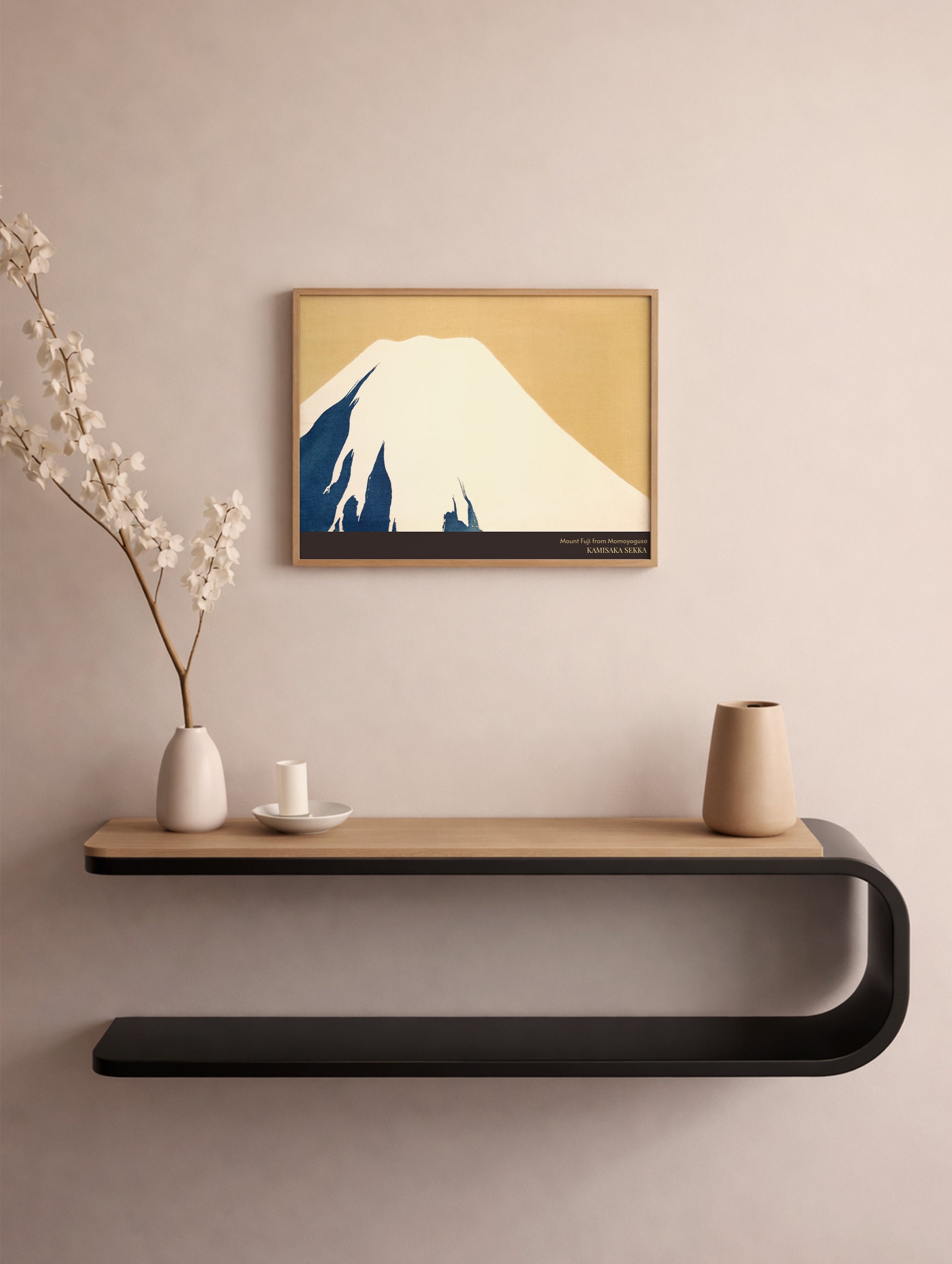 Mount Fuji from Momoyogusa Kamisaka Sekka Art Print