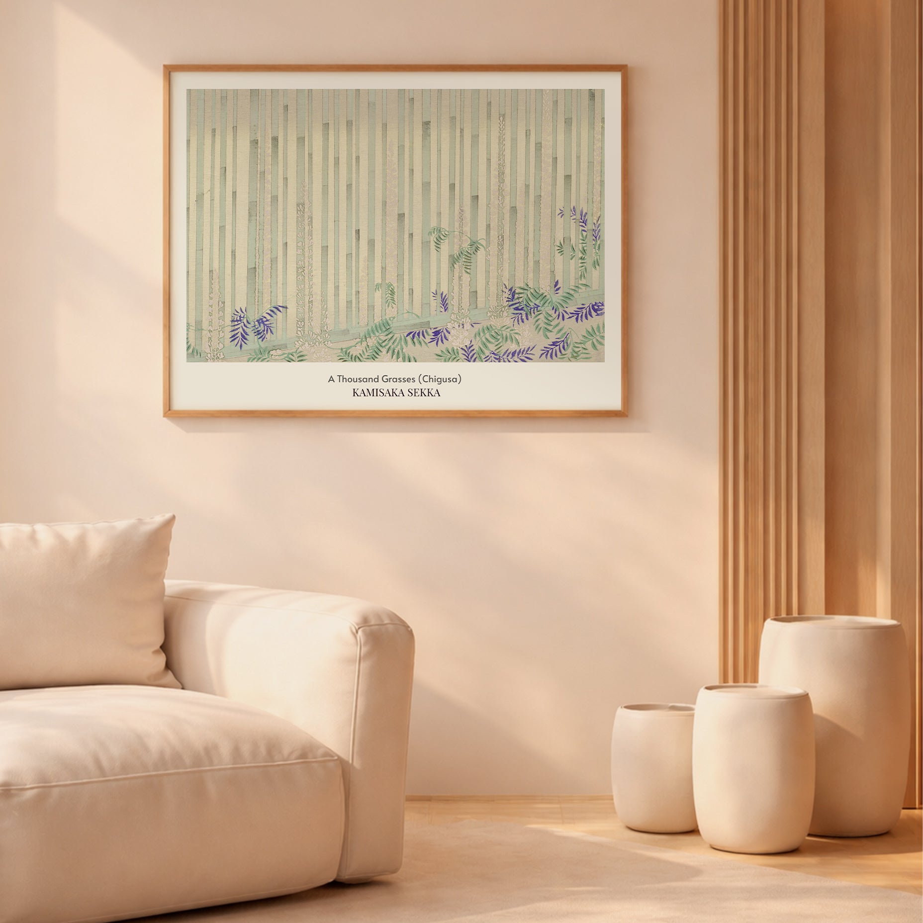 A Thousand Grasses (Chigusa) Kamisaka Sekka Art Print No 2