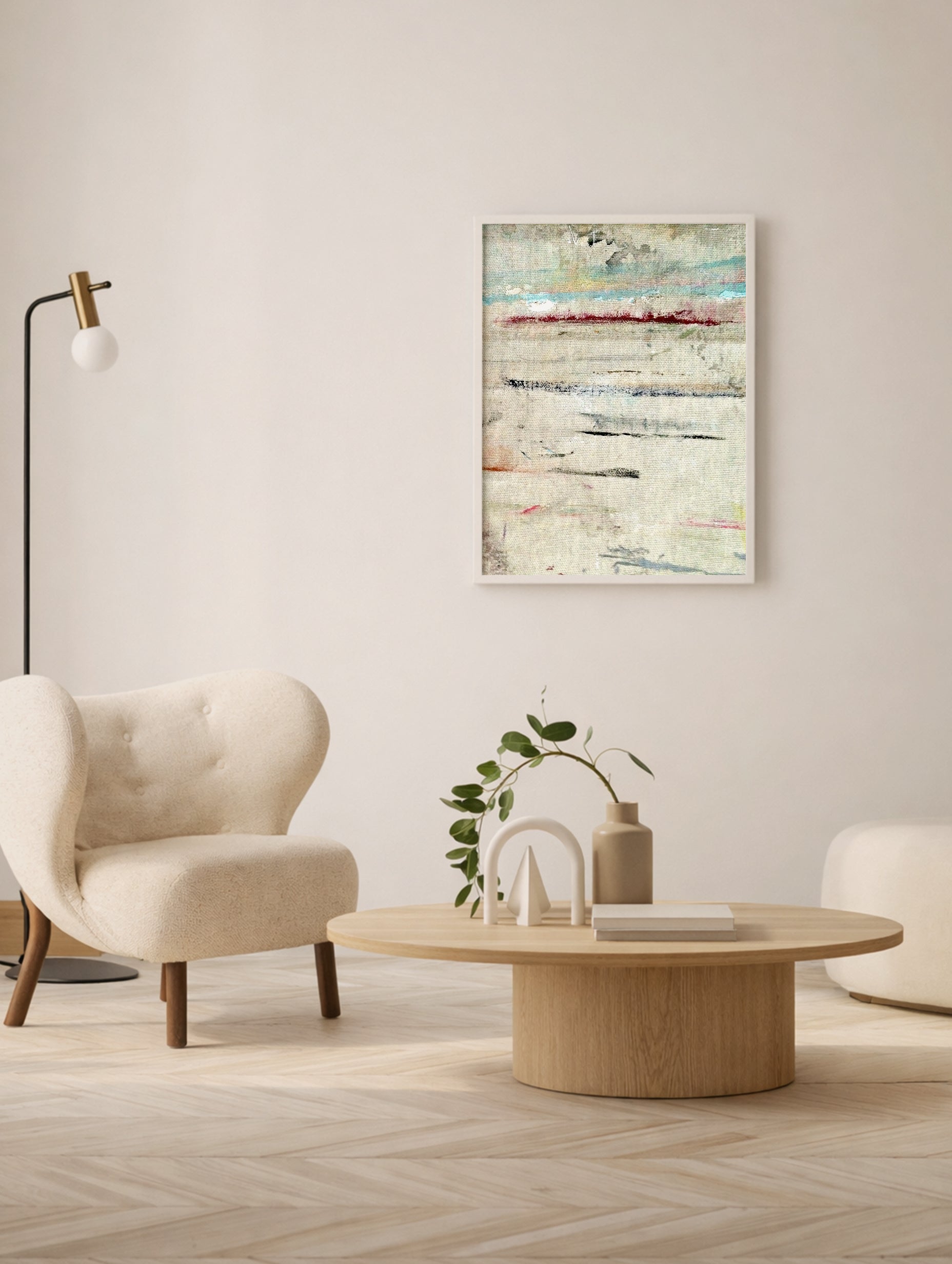 Abstract Textured Painting Art Print No 2