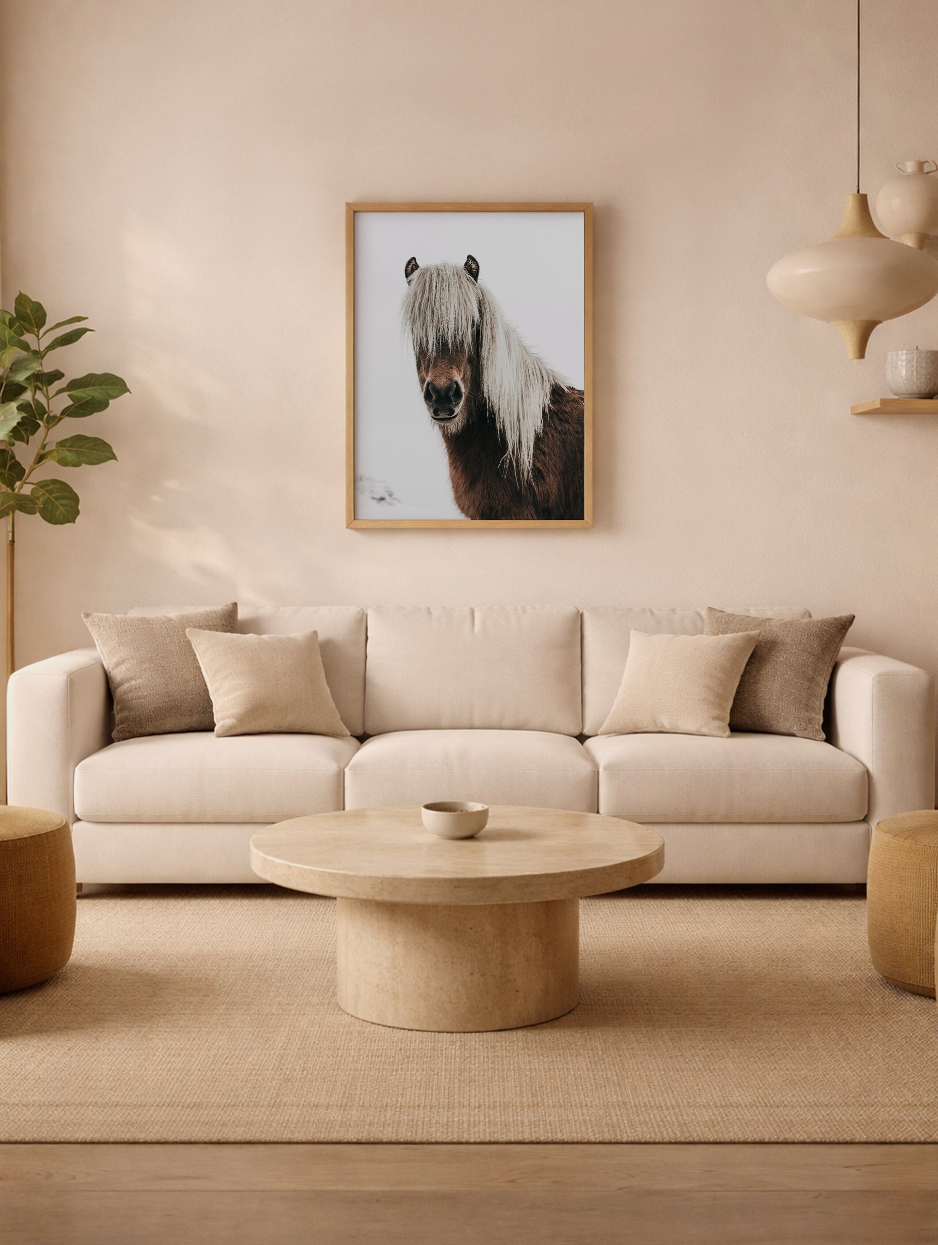 Icelandic Horse Animal Poster