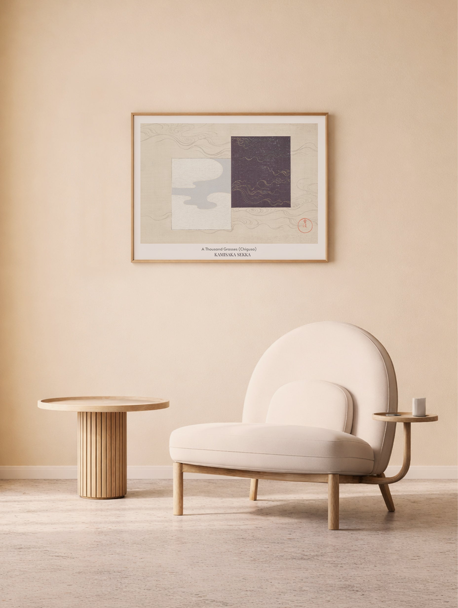 Tusen gress (Chigusa) Kamisaka Sekka kunsttrykk