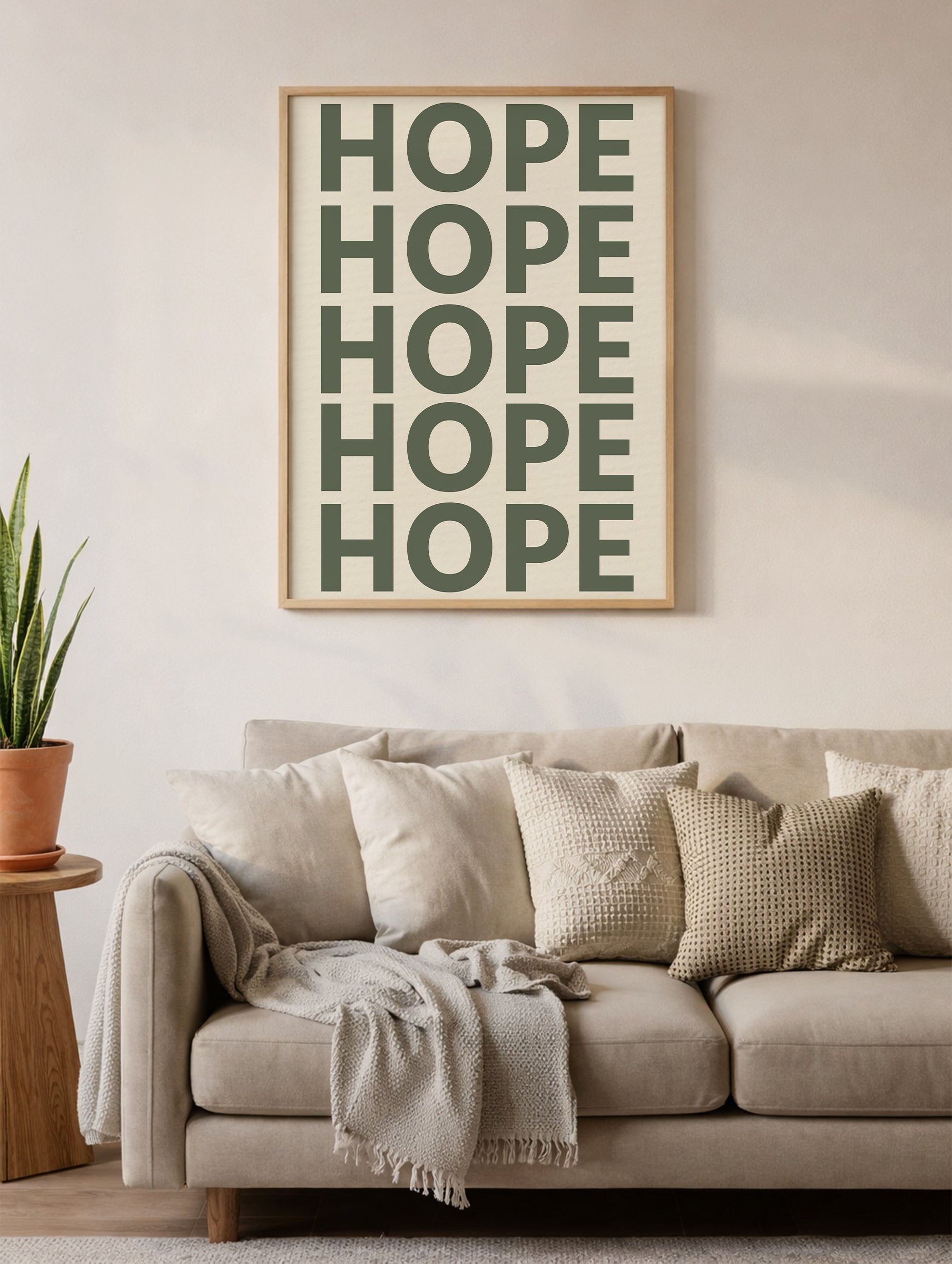 Hope Minimalist Typography Poster