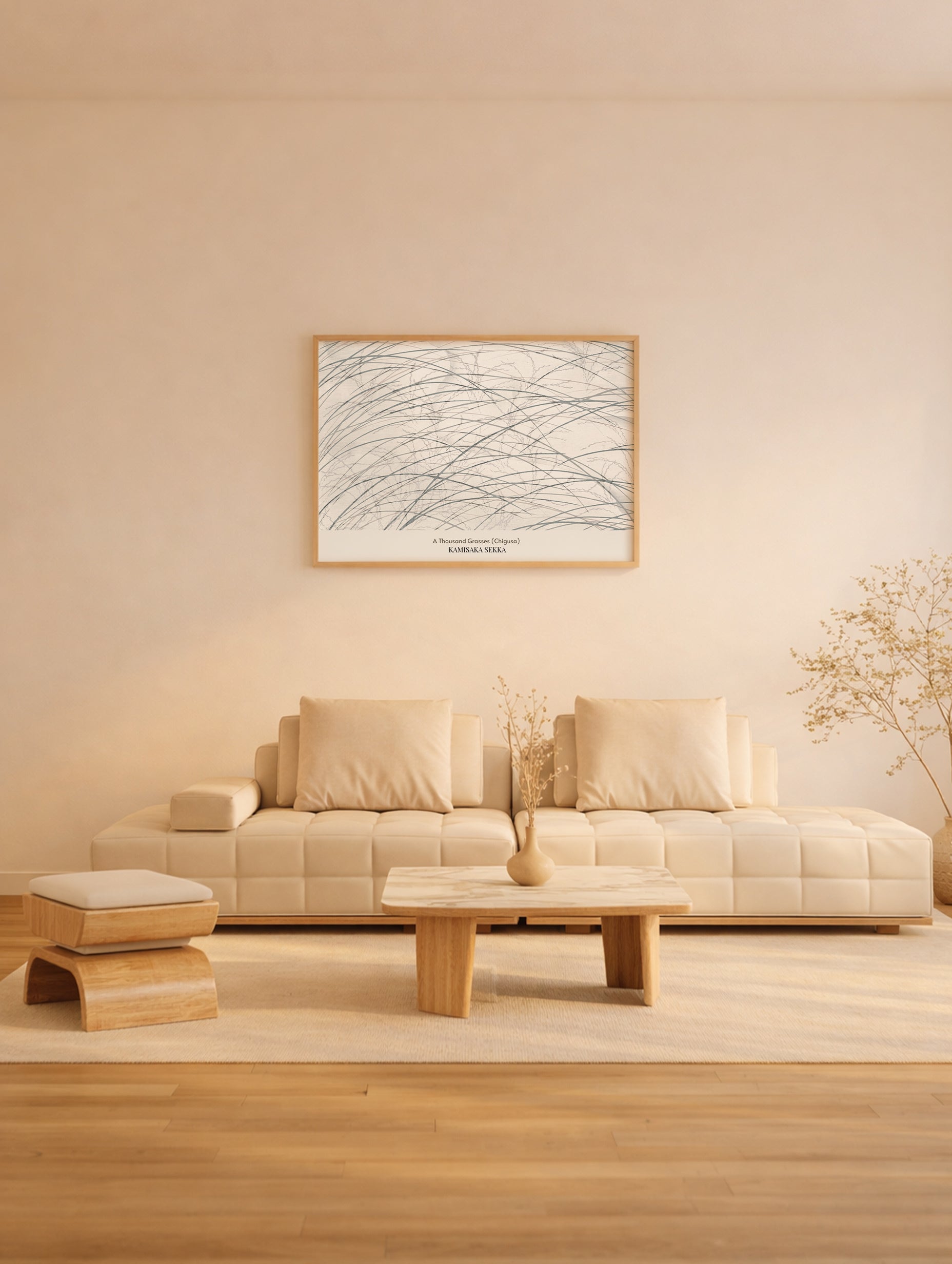 A Thousand Grass (Chigusa) Kamisaka Sekka kunsttrykk nr. 3