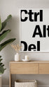 Ctrl Alt Del Poster Mockup