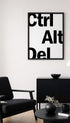 Ctrl Alt Del Poster Mockup