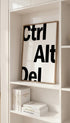 Ctrl Alt Del Poster Mockup