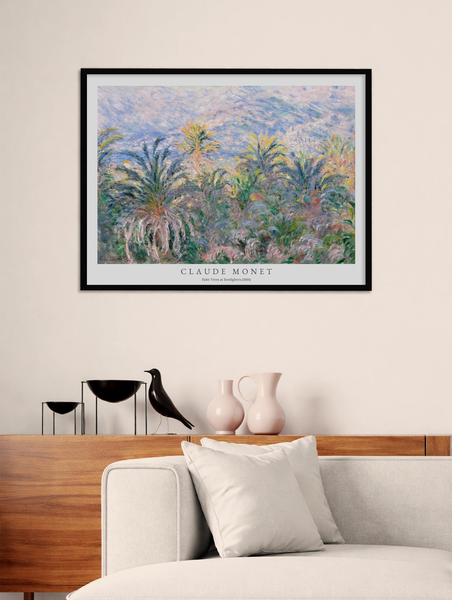 Palm Trees at Bordighera - Claude Monet