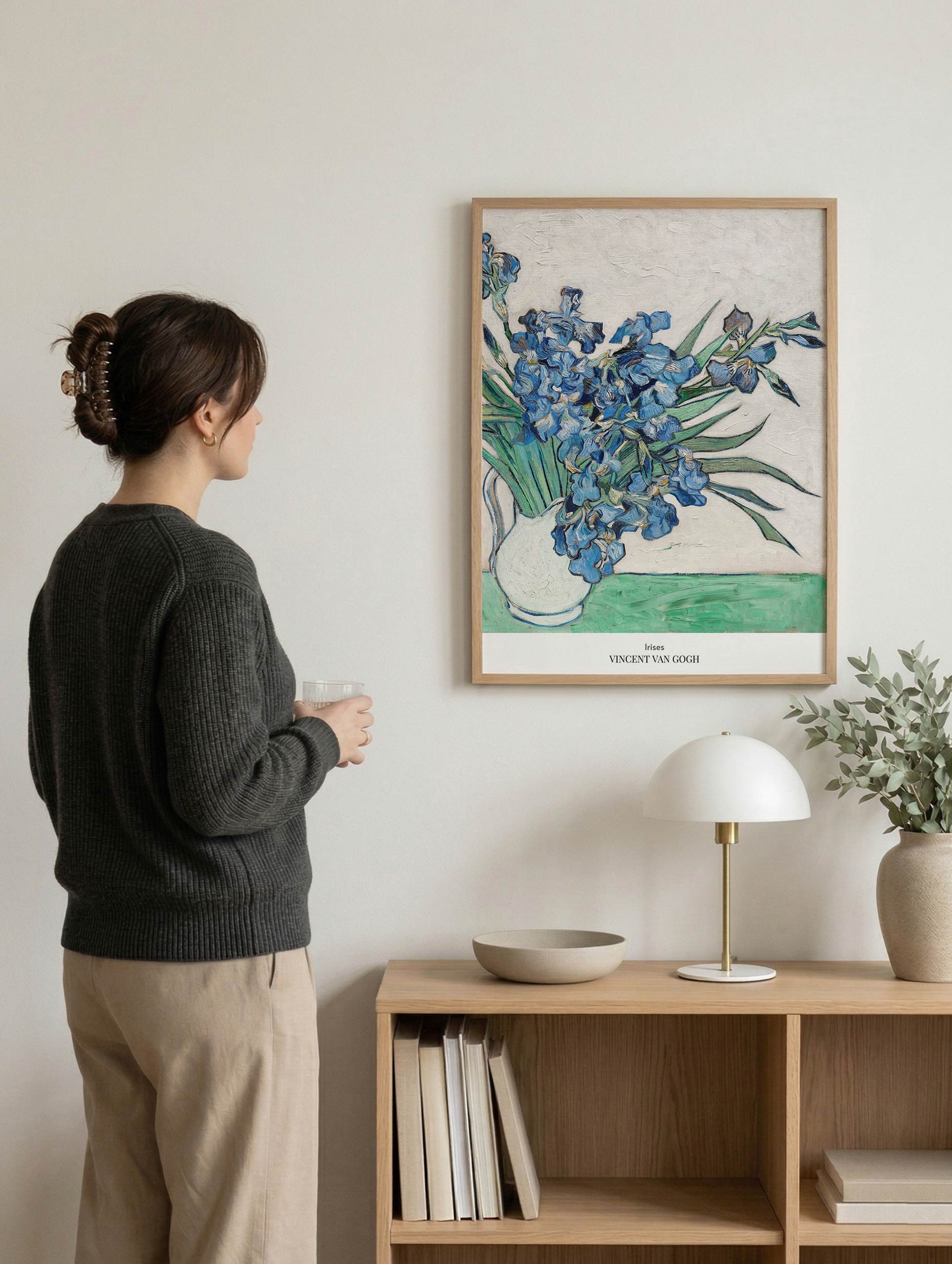 Irises - Van Gogh Poster NO 1  Mockup