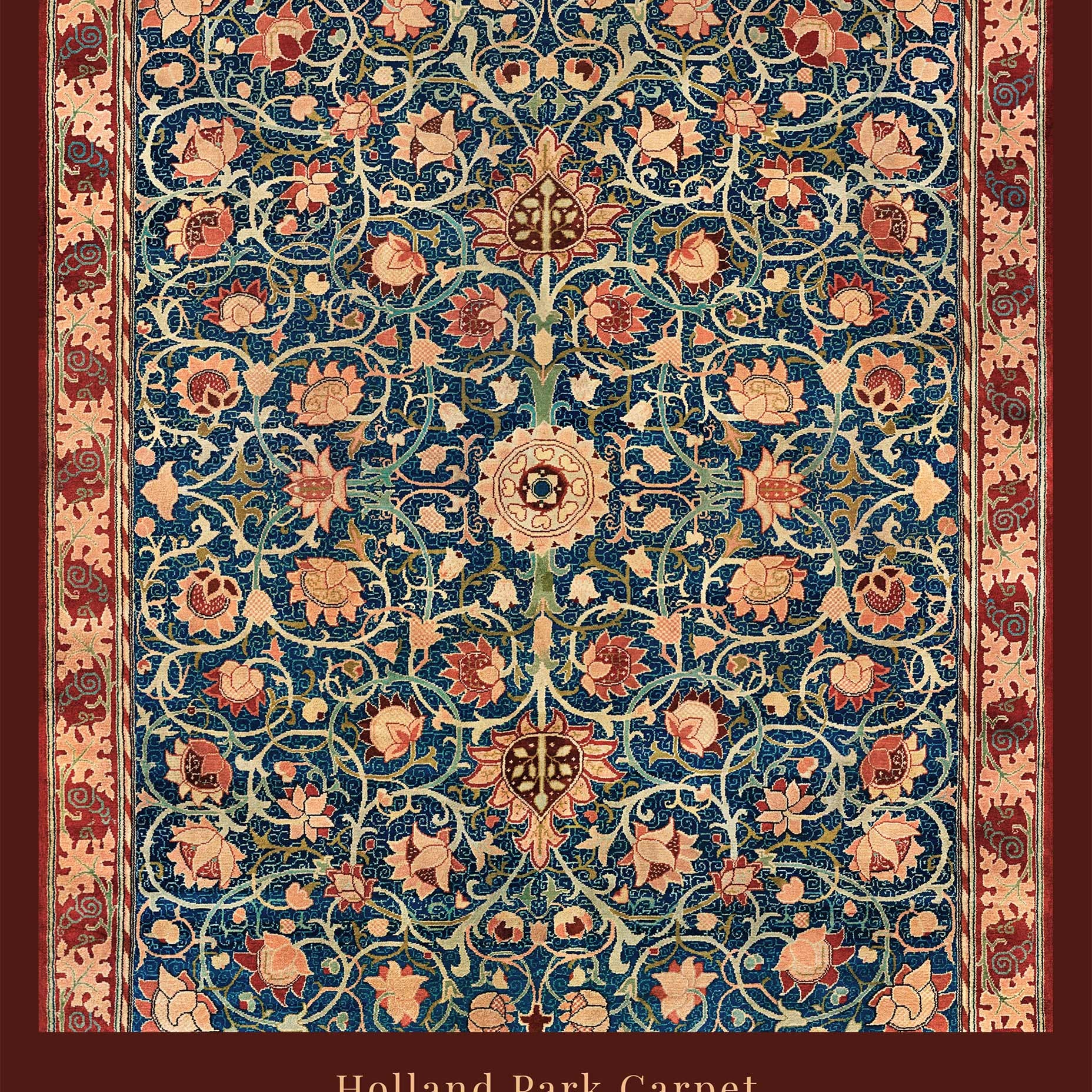 Holland Park Carpet William Morris Art Print
