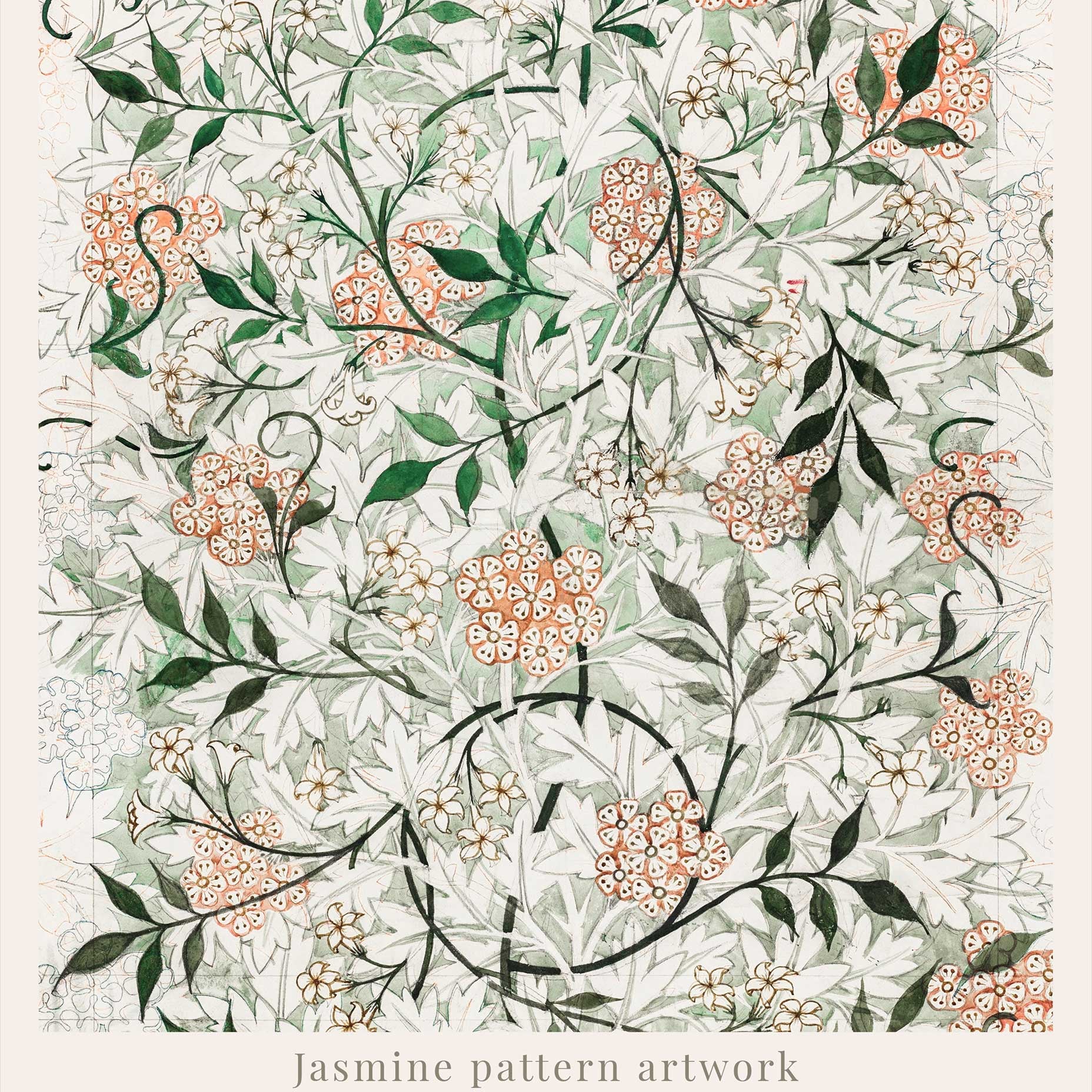 Jasmine William Morris Art Print No 1