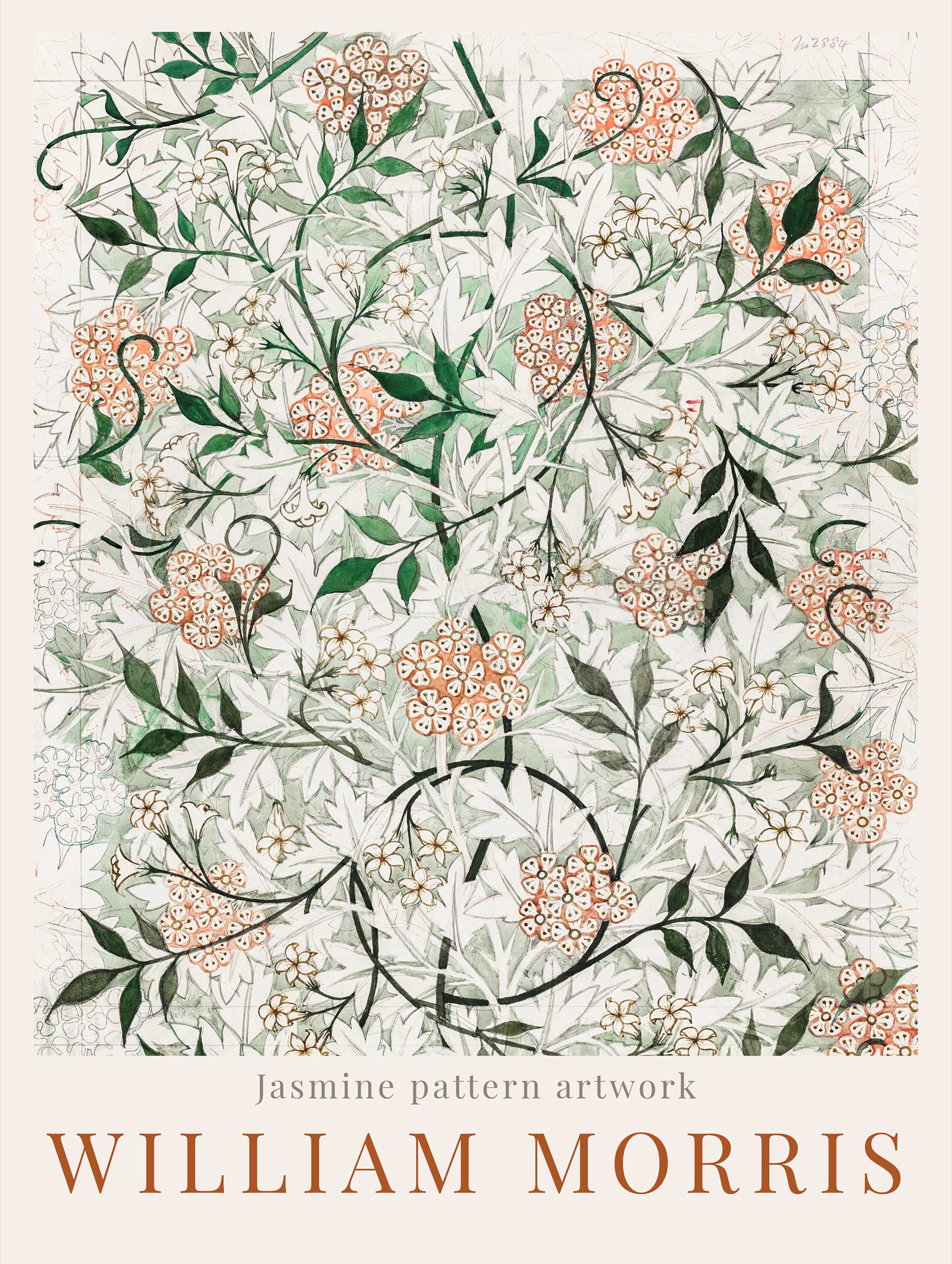 Jasmine William Morris Art Print No 1