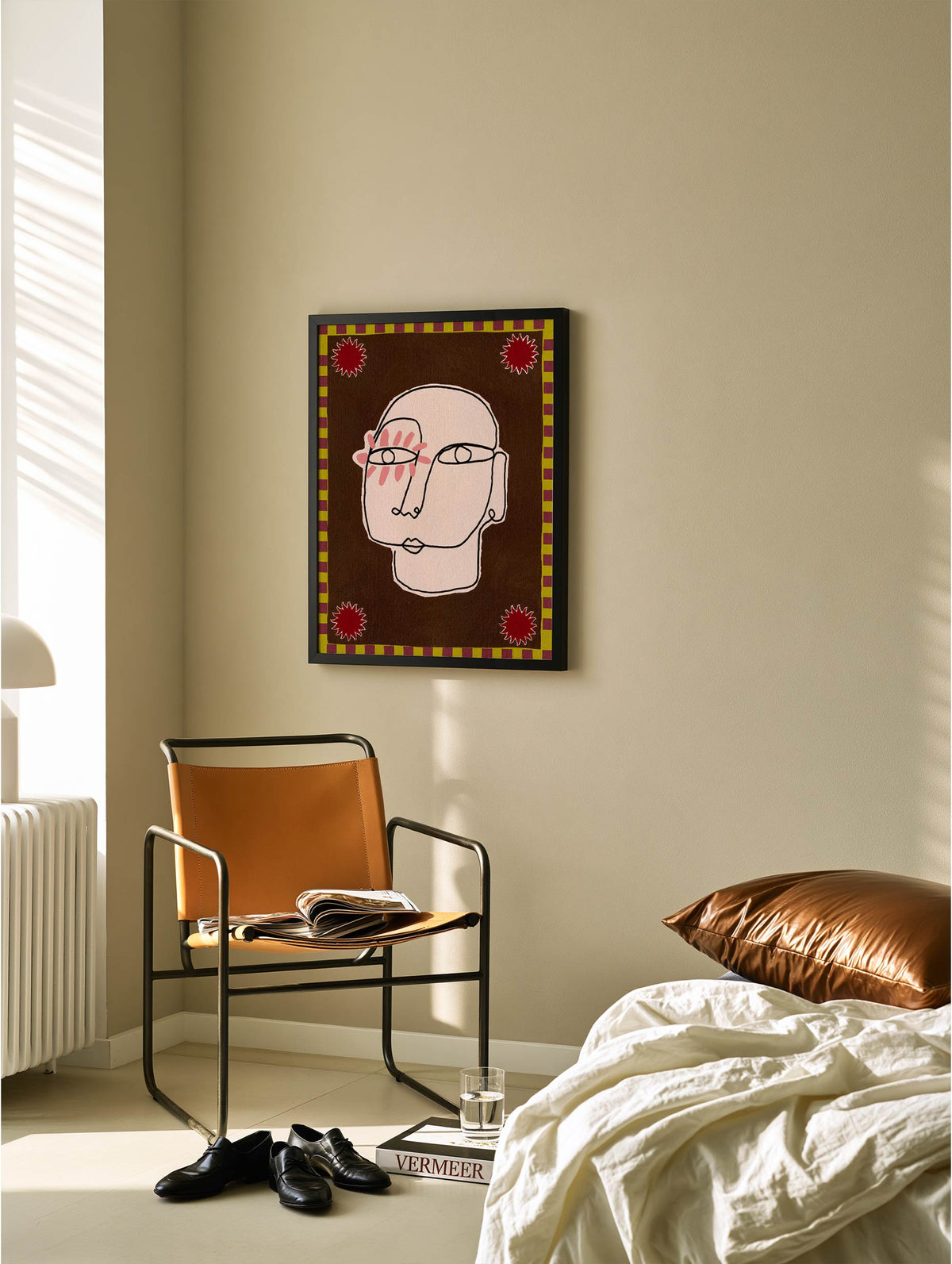 Santorini-plakat Arkitekturplakat