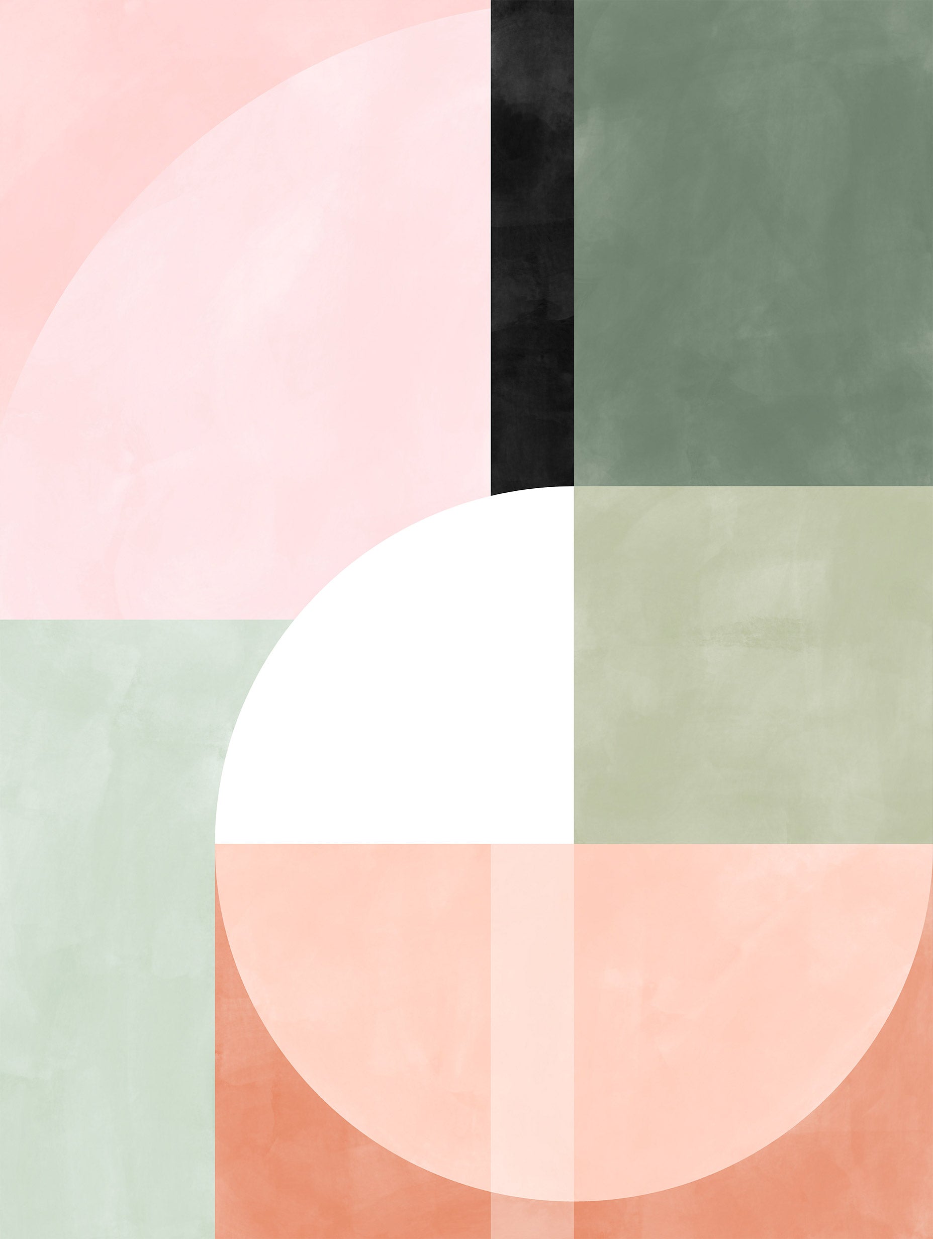 Elena Ristova - Earthy Geometrics Poster No. 2
