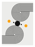 Orbit Linework Poster