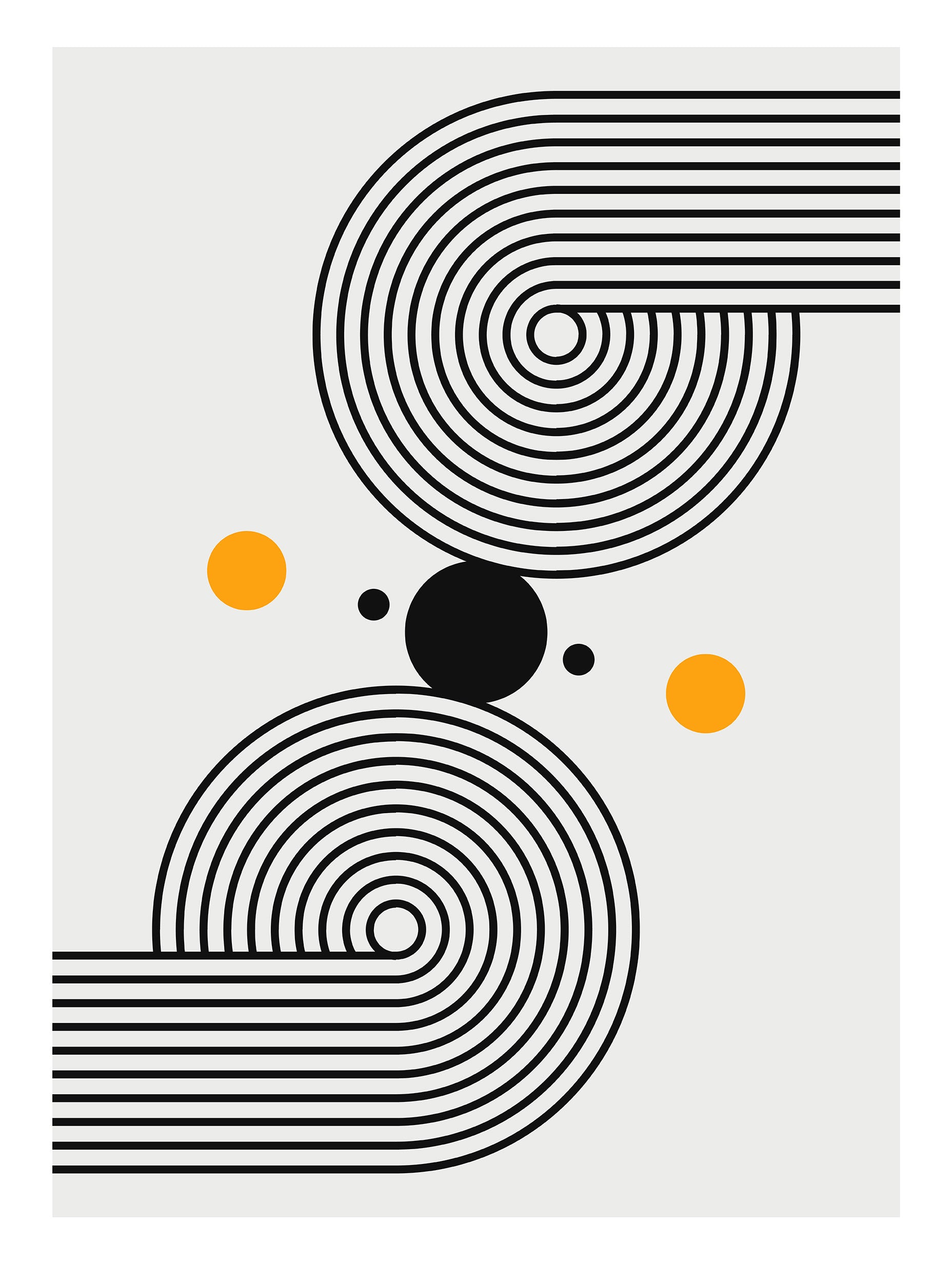 Orbit Linework Poster