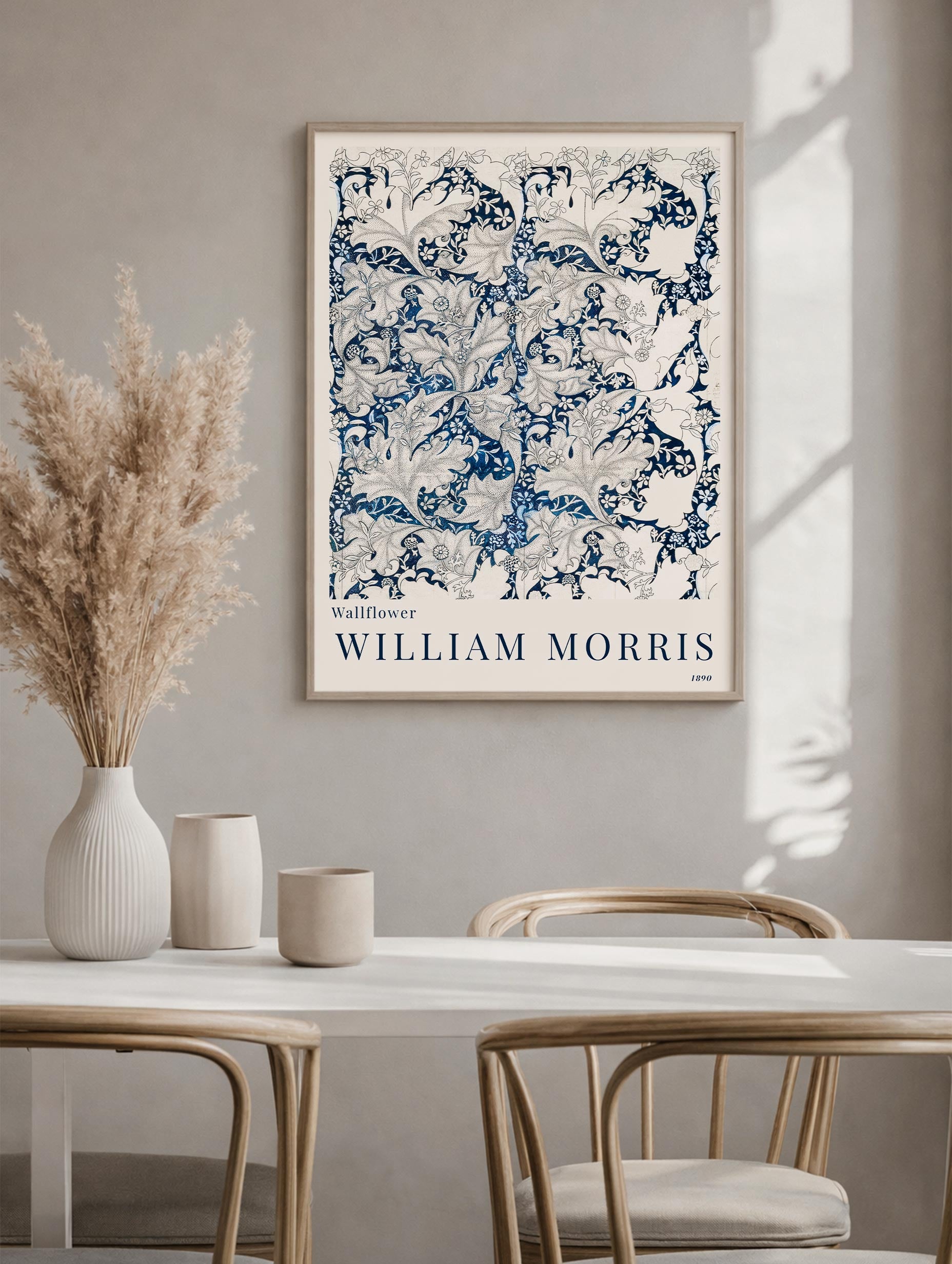 Wallflower William Morris Art Print Mockup