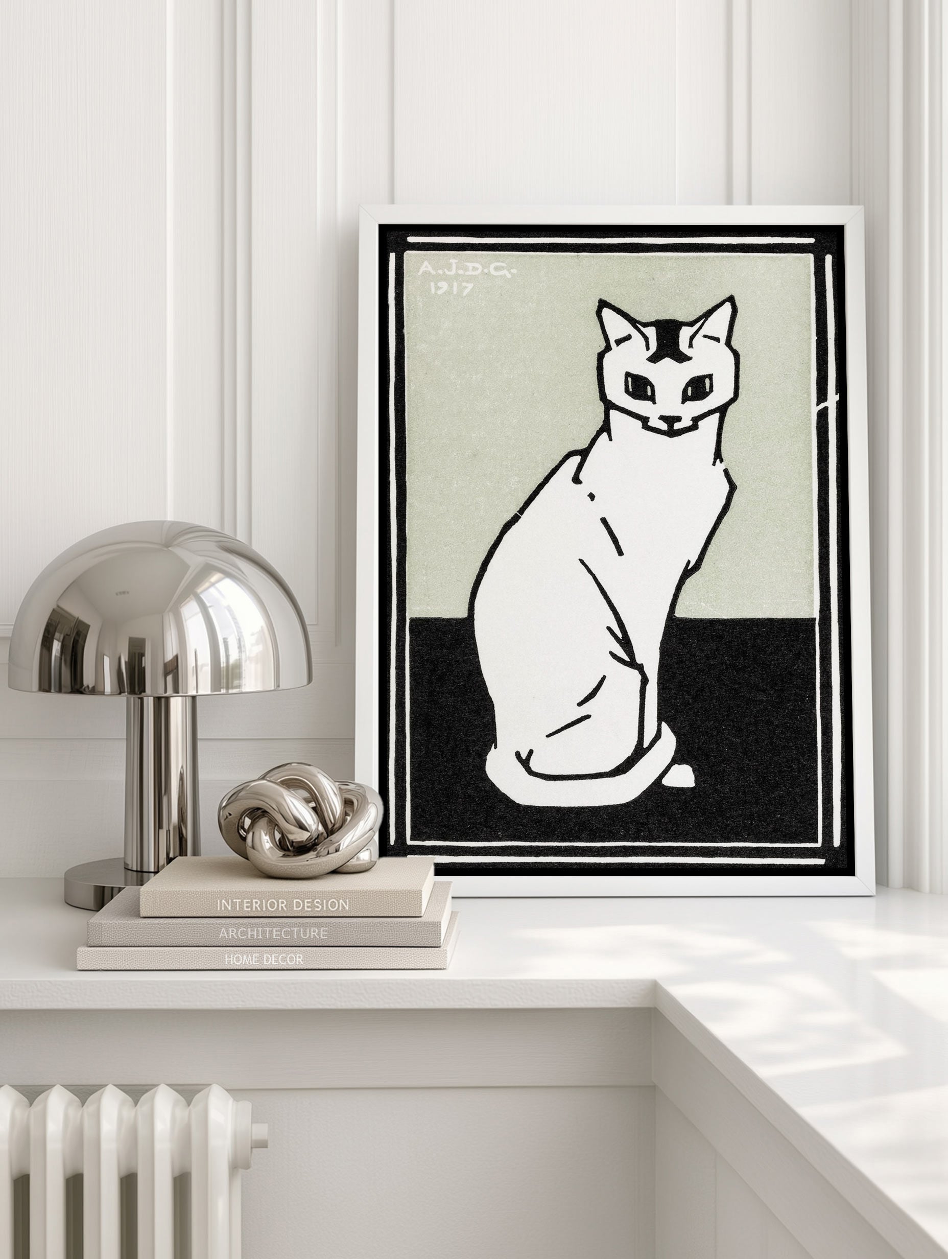 Sittende katt – Julie de Graag