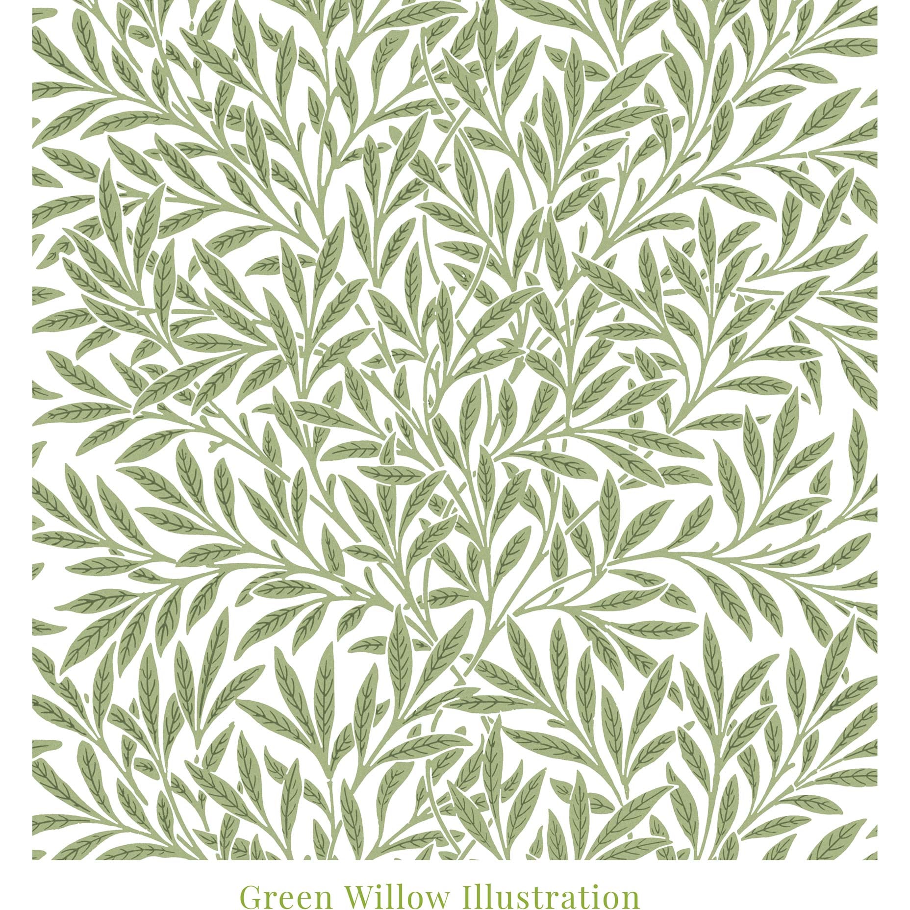 Willow Bough Pattern William Morris Art Print