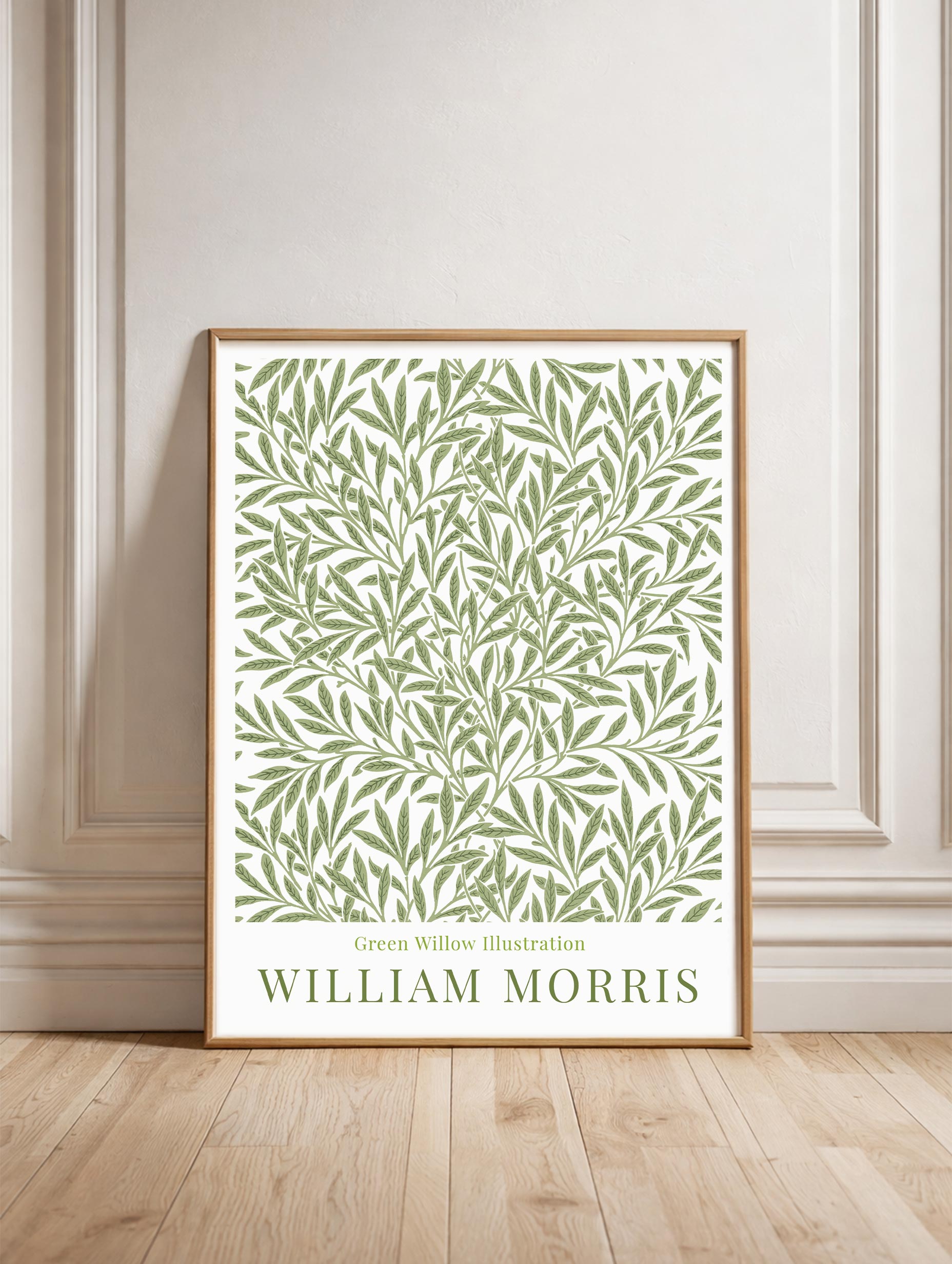 Willow Bough Pattern William Morris Art Print Mockup