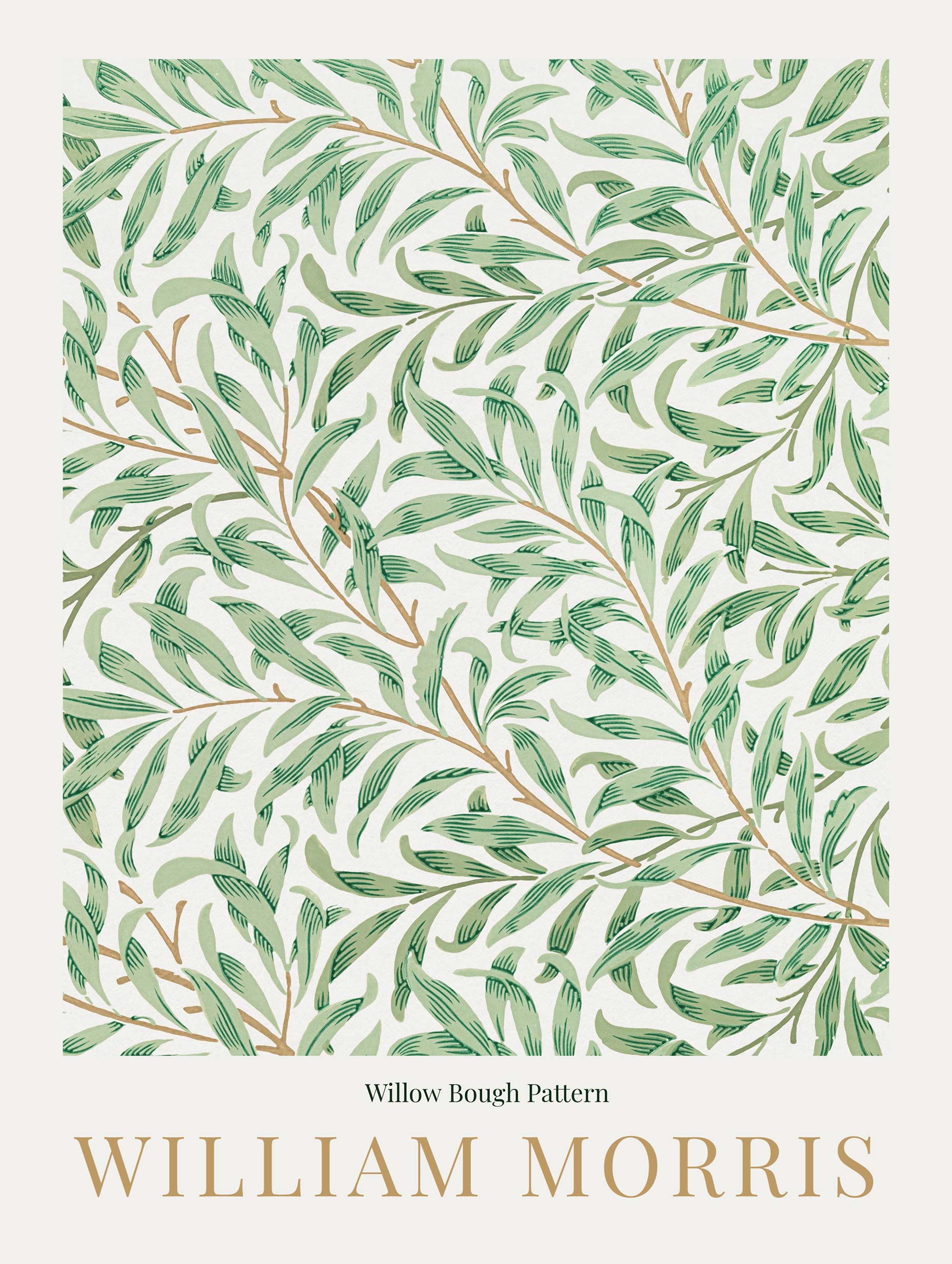 Willow Bough Pattern William Morris Art Print No 3