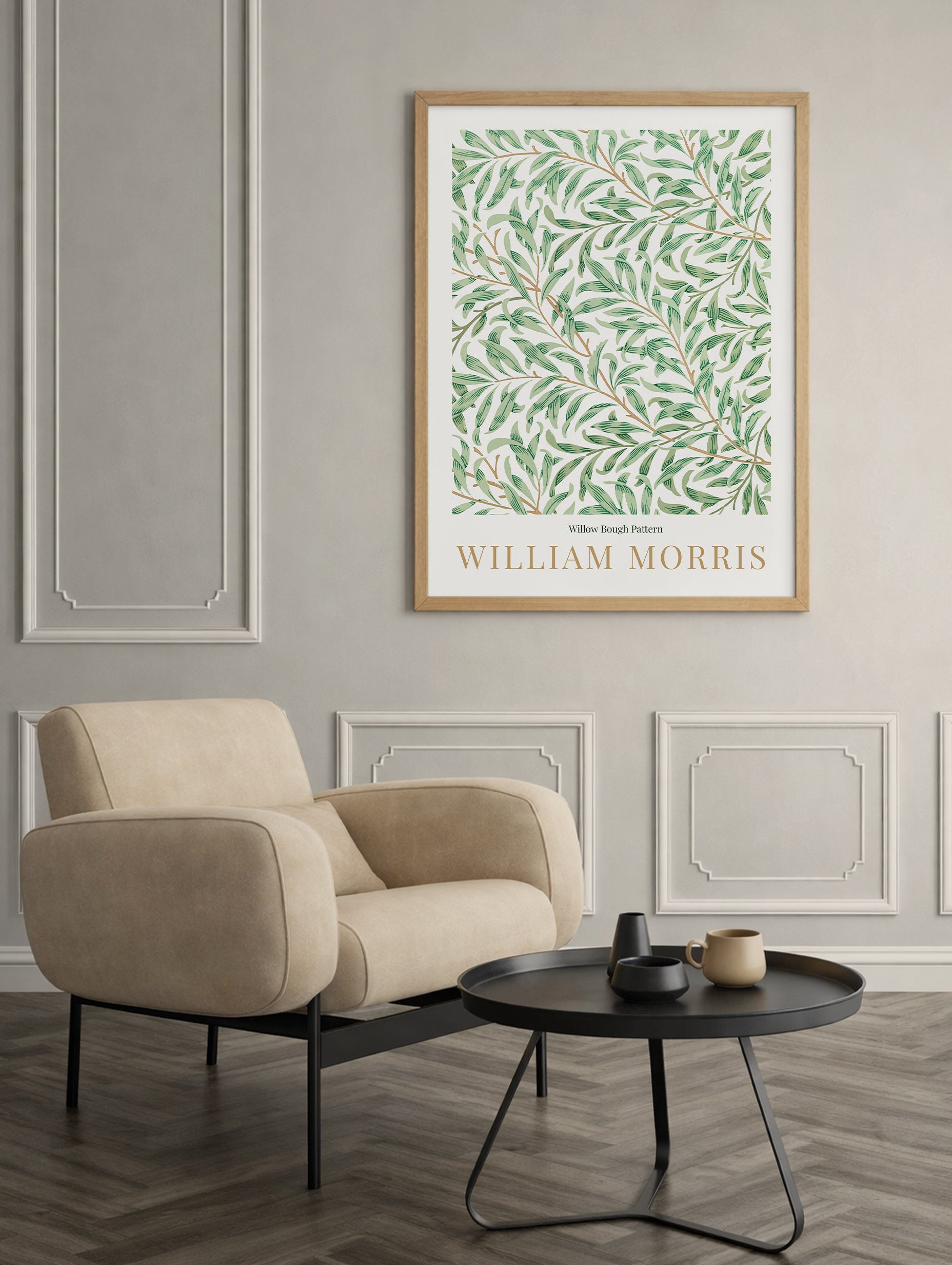 Willow Bough Pattern William Morris Art Print No 3 Mockup