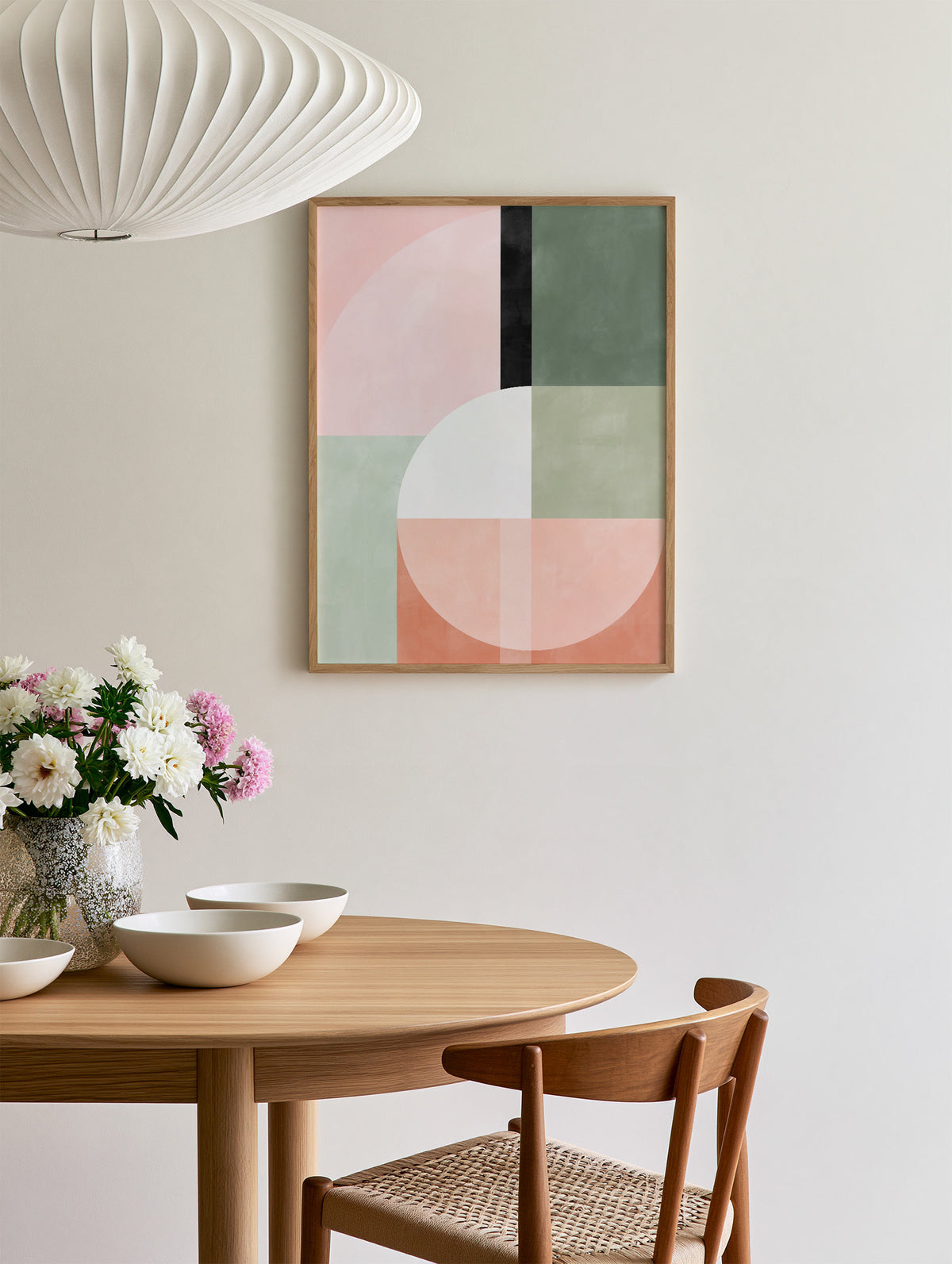 Elena Ristova - Earthy Geometrics Poster No. 2