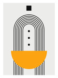 Santorini-plakat Arkitekturplakat
