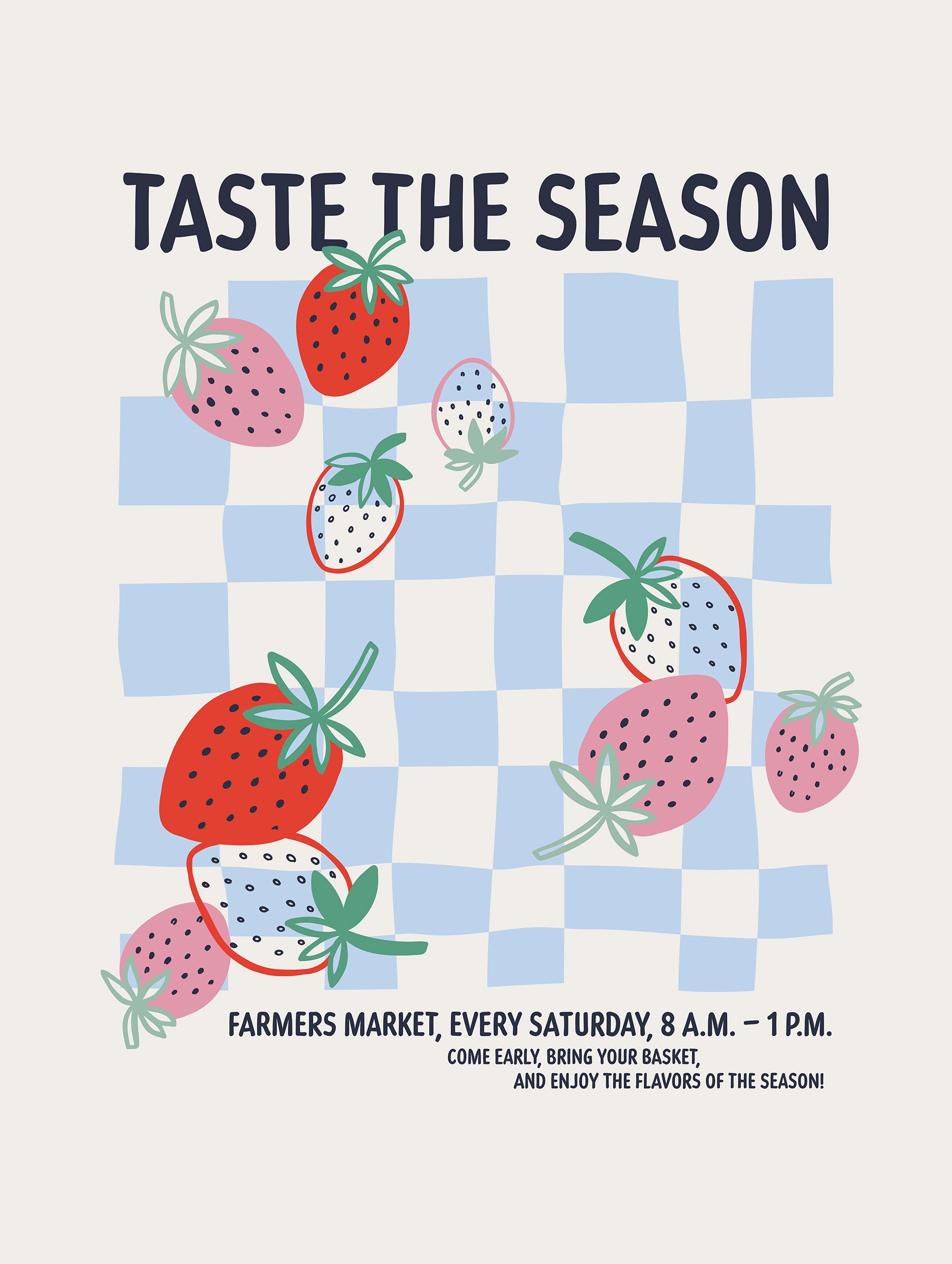 Alexendra Weise - Taste The Season Strawberries Poster
