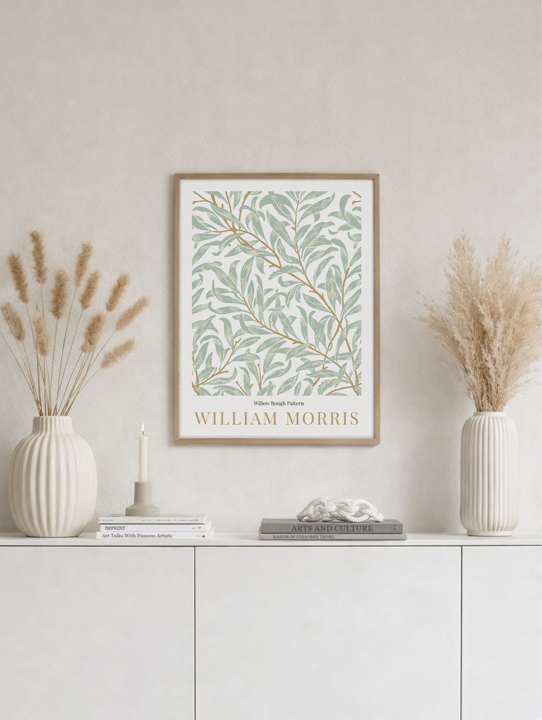 Willow Bough Pattern William Morris Art Print No 4 Mockup