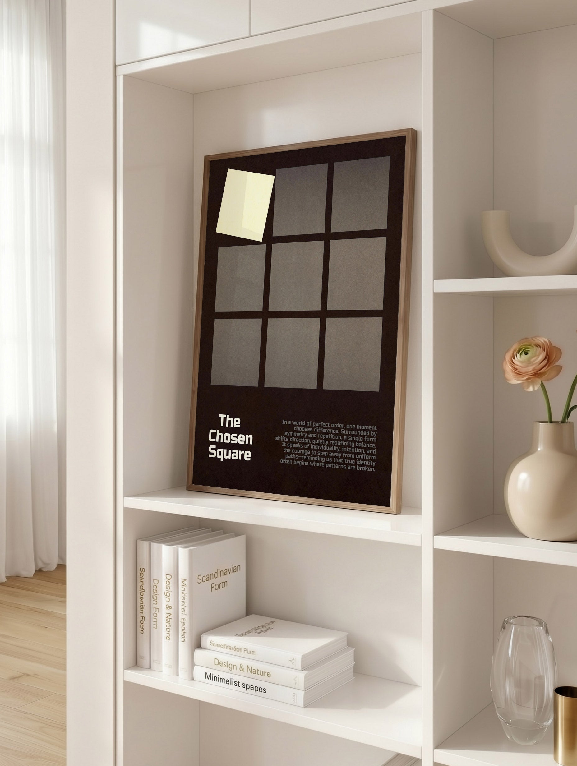 Den utvalgte firkant-plakaten