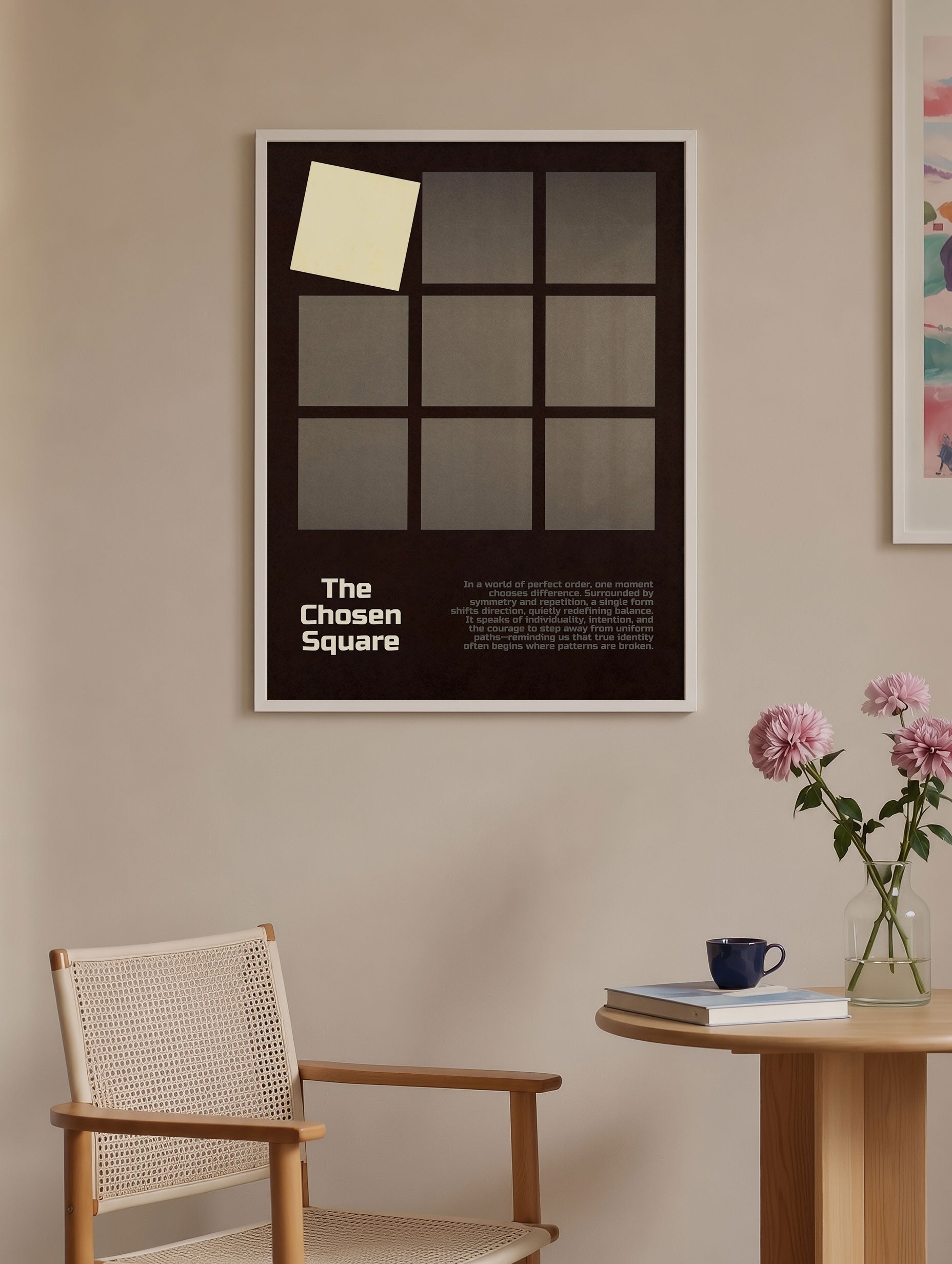 Den utvalgte firkant-plakaten