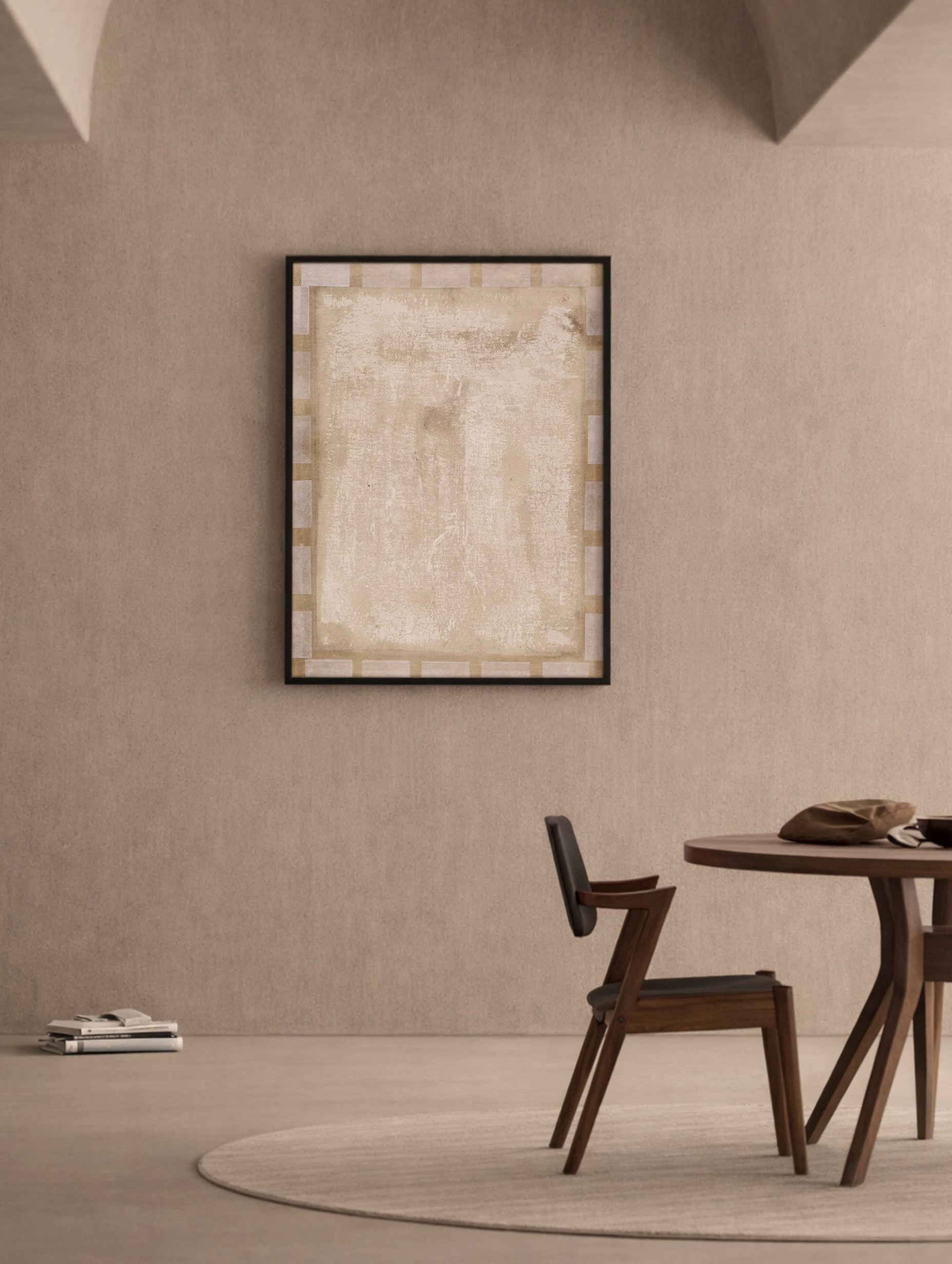 Buddha Preaching in Sankassa Poster Mockup