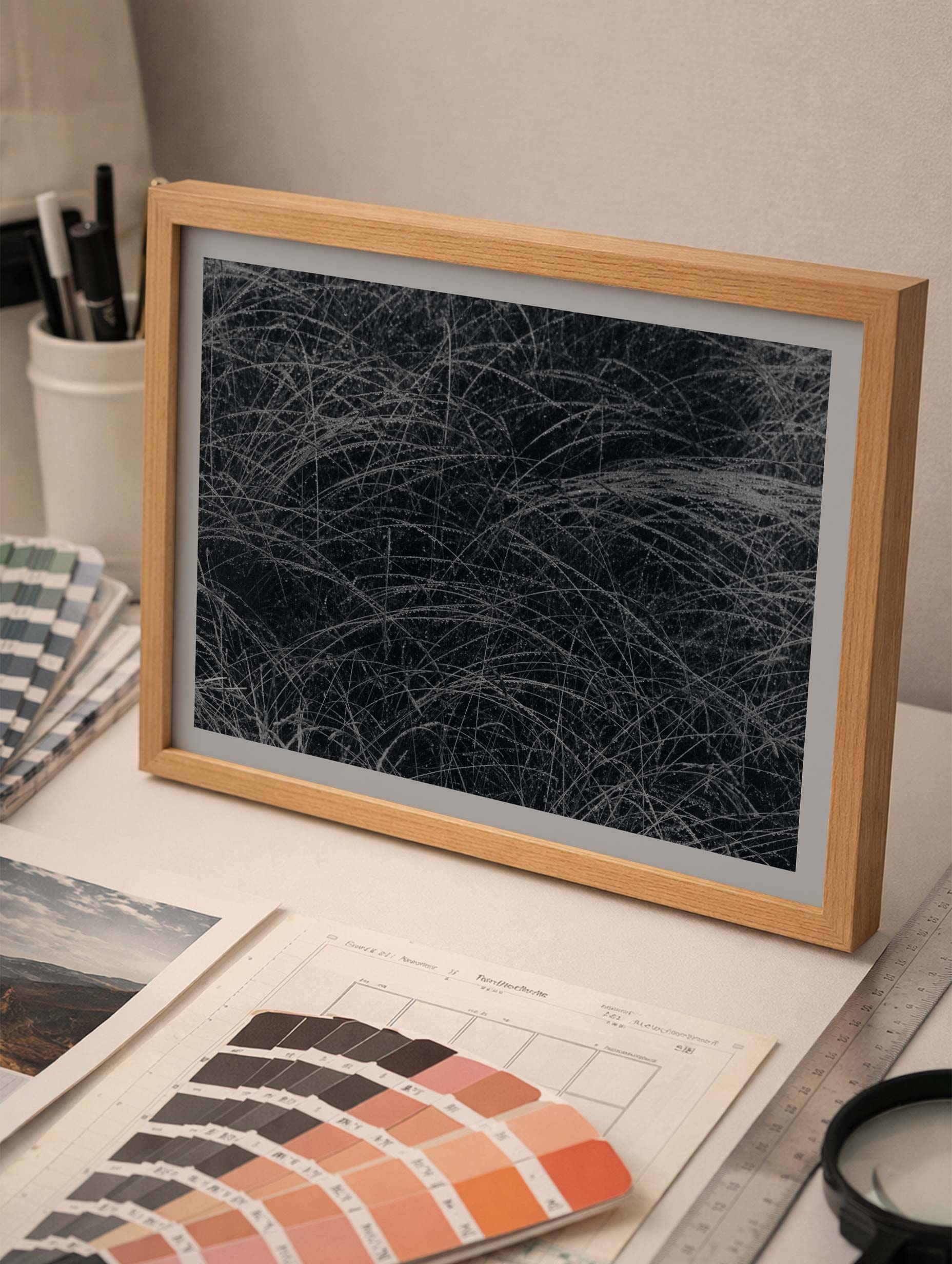 Rain Drops Alfred Stieglitz Art Print No 1 Mockup