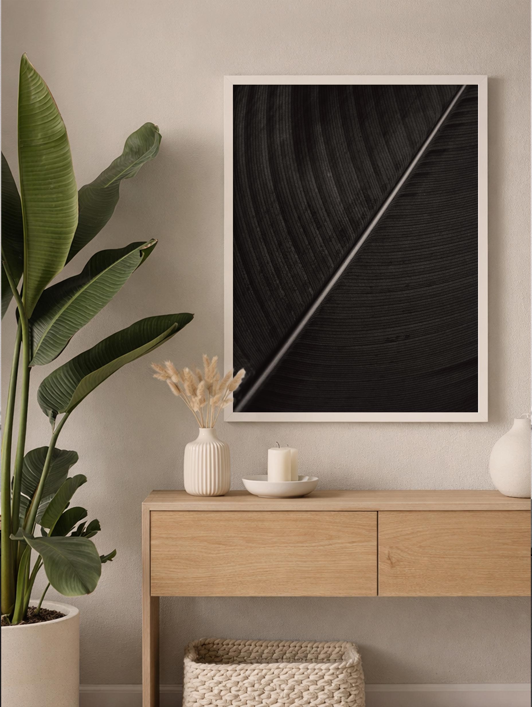 Svart texturerad poster