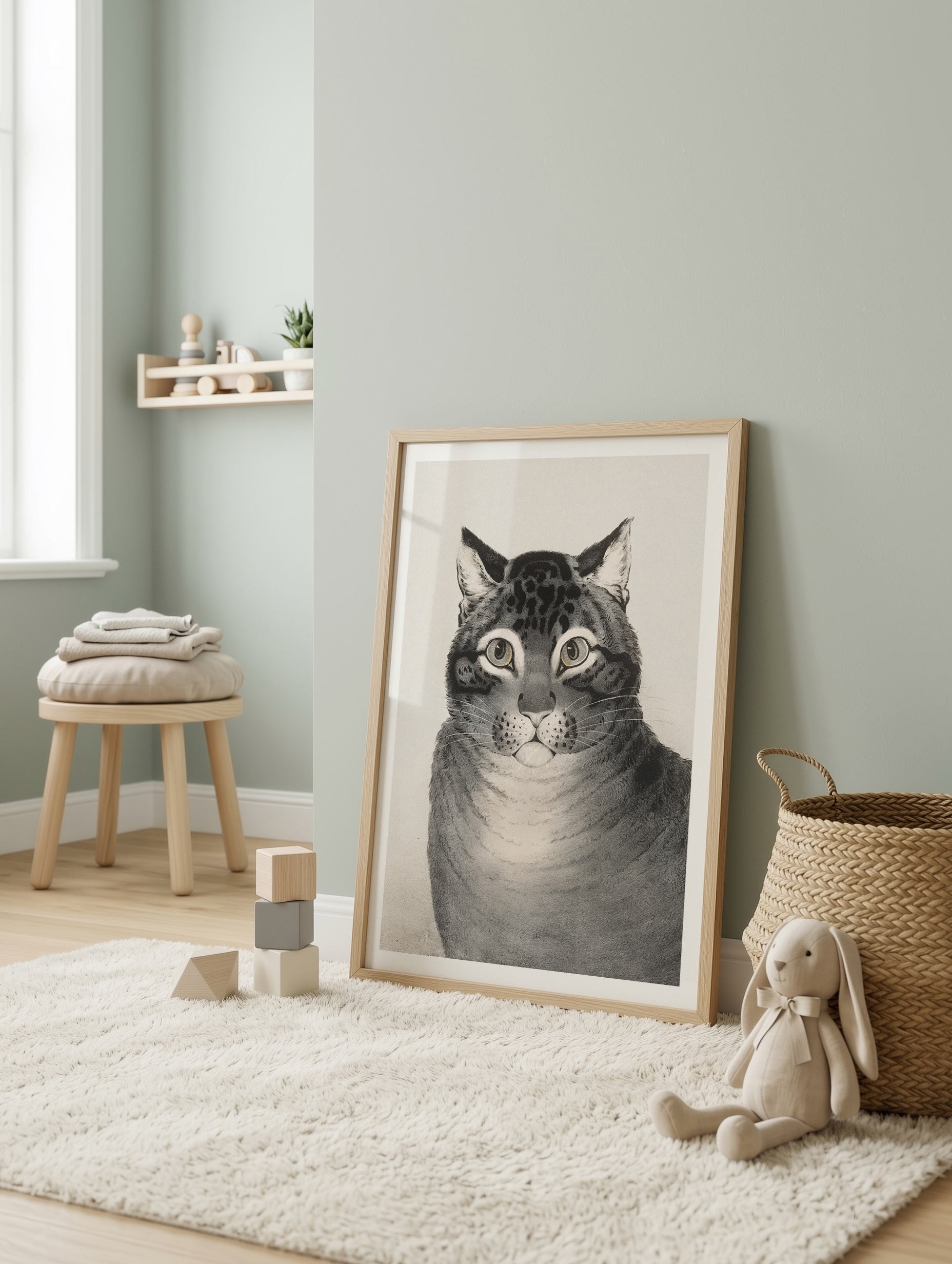Den populære katten - Nathaniel Currier