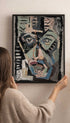 Man's Face Arnold Peter Weisz-Kubínčan Art Print Mockup